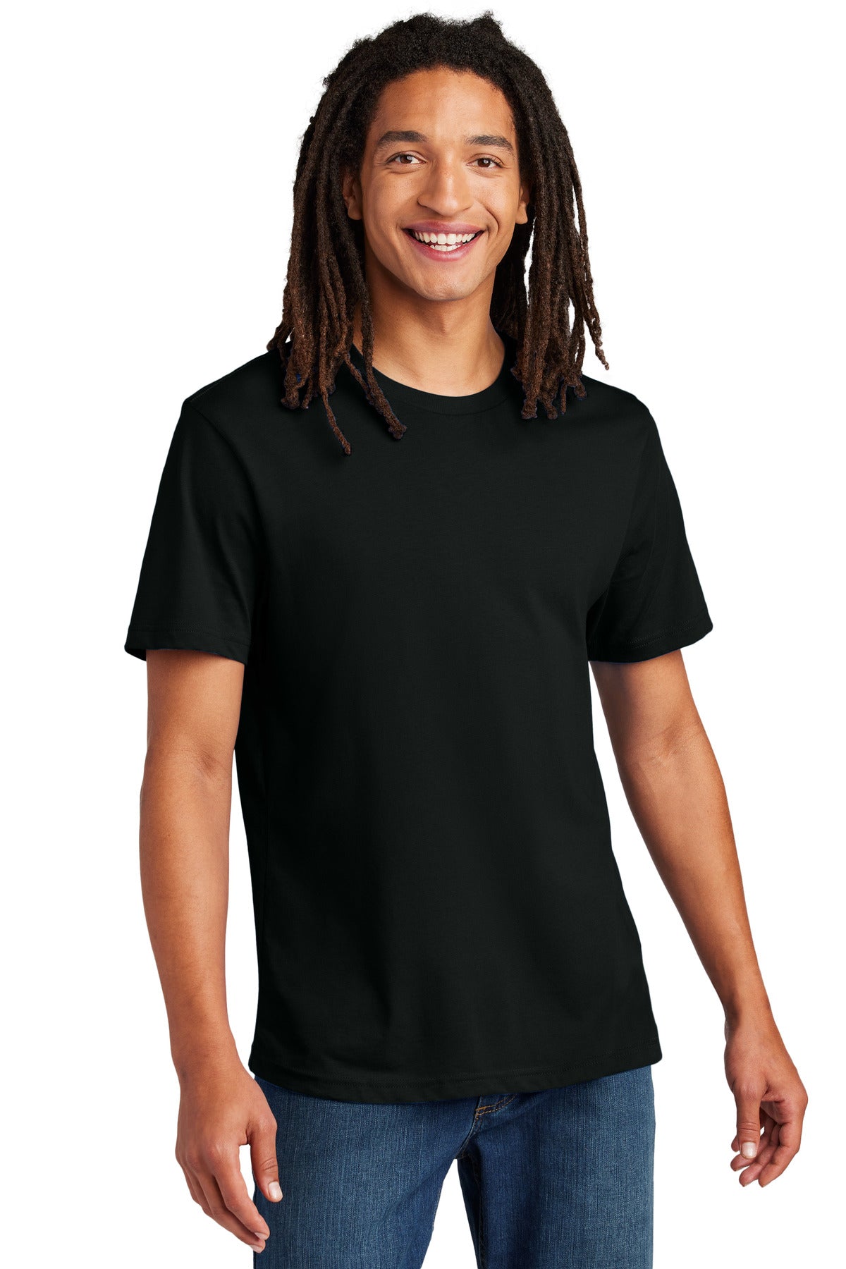 Custom logo Allmade® Unisex Heavyweight Recycled Cotton Tee AL3000 in Deep Black