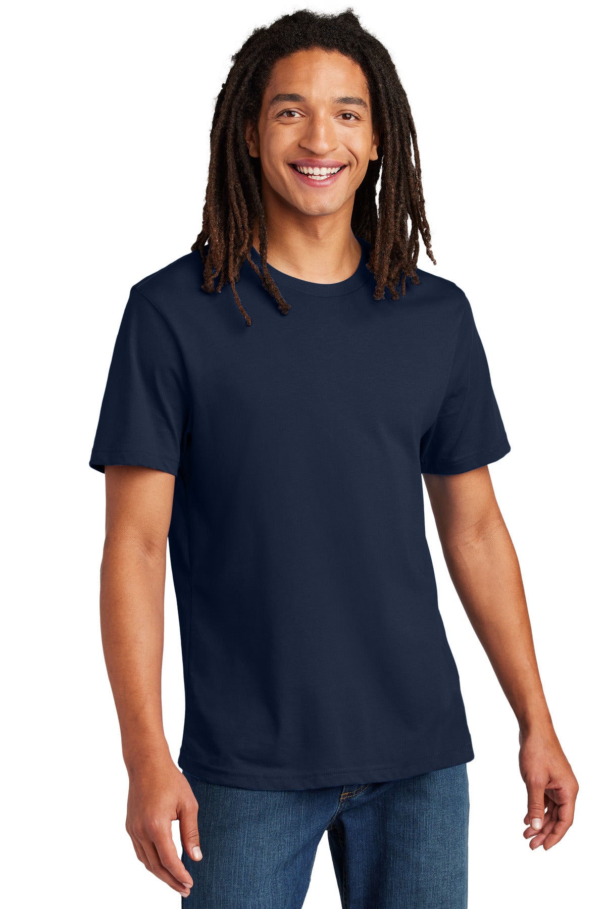Custom logo Allmade® Unisex Heavyweight Recycled Cotton Tee AL3000 in Night Sky Navy