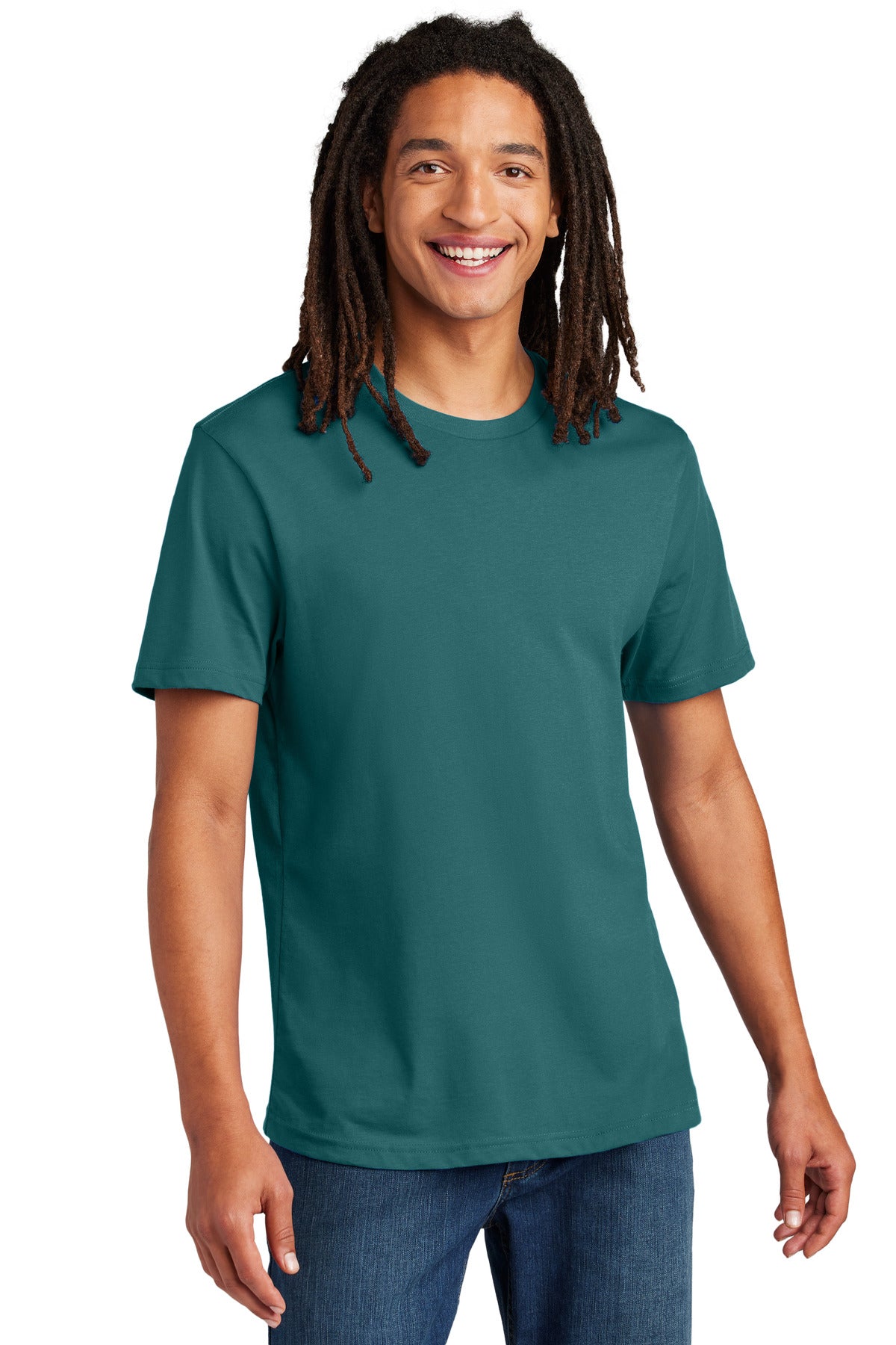 Custom logo Allmade® Unisex Heavyweight Recycled Cotton Tee AL3000 in Oceanic Teal