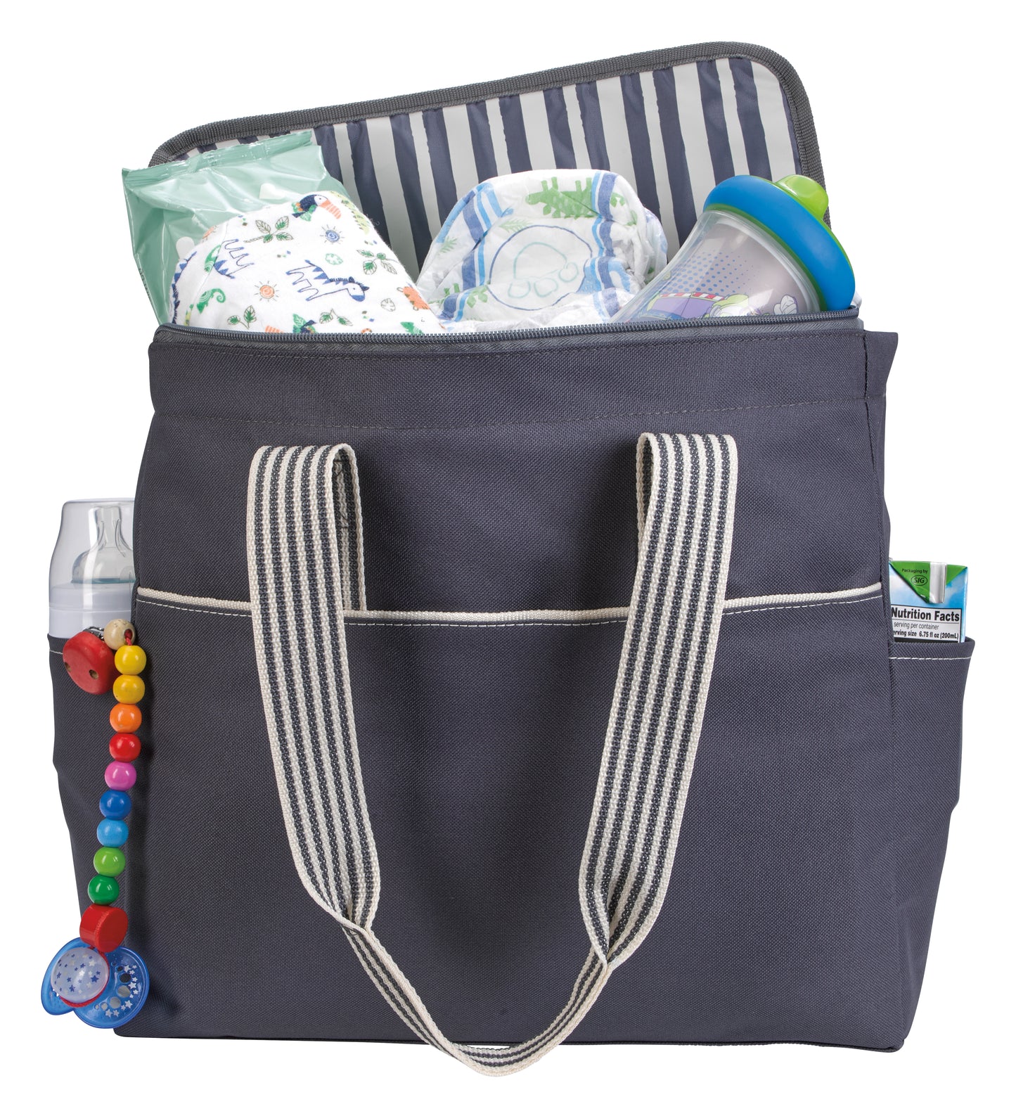 Stripe Diaper Tote-Pack