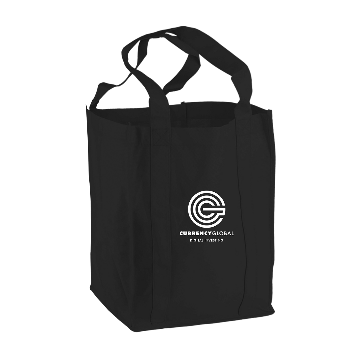 Custom logo Grocer Super Saver Non-Woven Tote