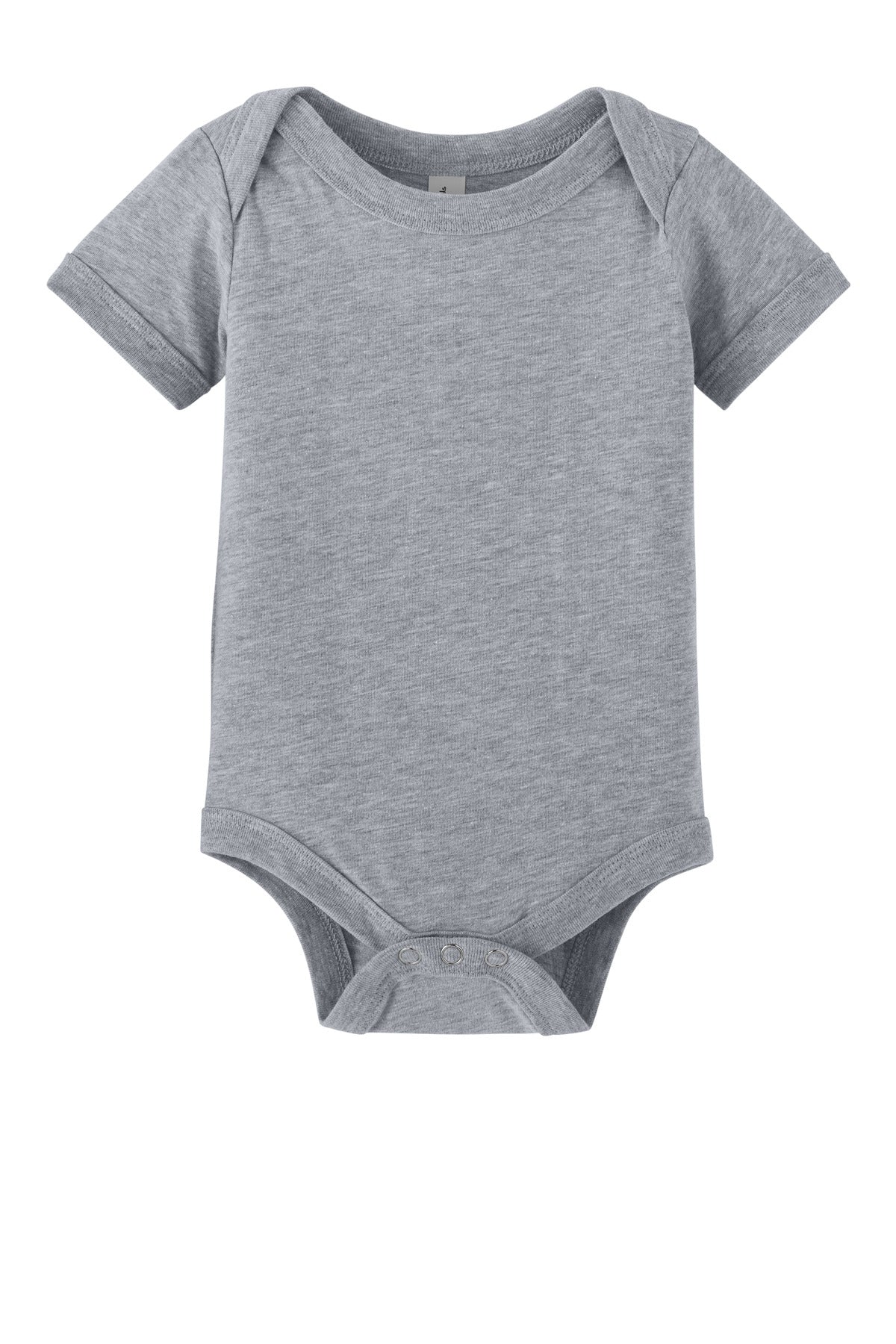 Custom logo BELLA+CANVAS® Infant Jersey Short Sleeve One Piece BC100B in Athletic Heather