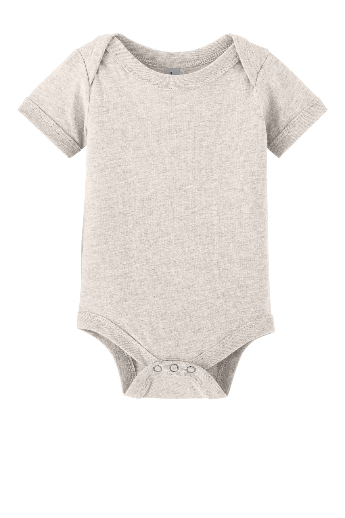 Custom logo BELLA+CANVAS® Infant Jersey Short Sleeve One Piece BC100B in Heather Dust