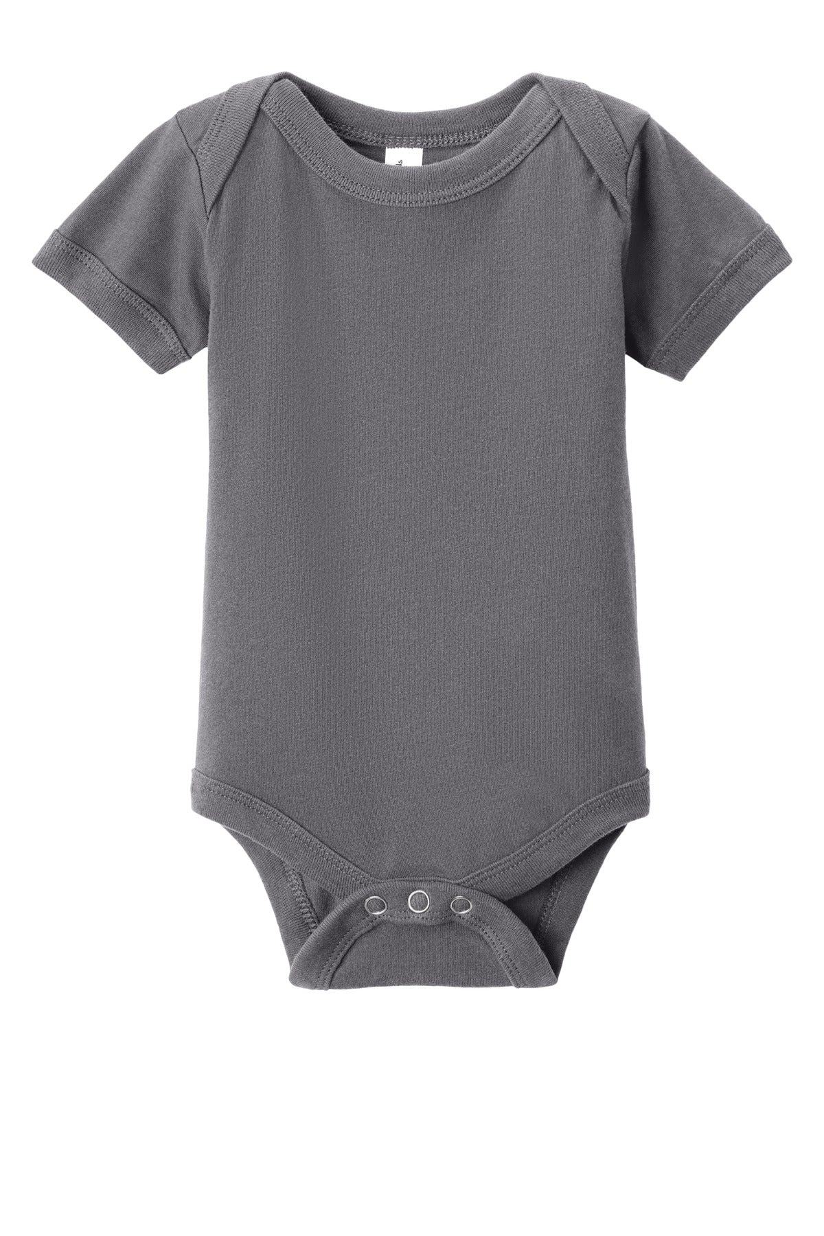 Custom logo BELLA+CANVAS® Infant Jersey Short Sleeve One Piece BC100B in Storm
