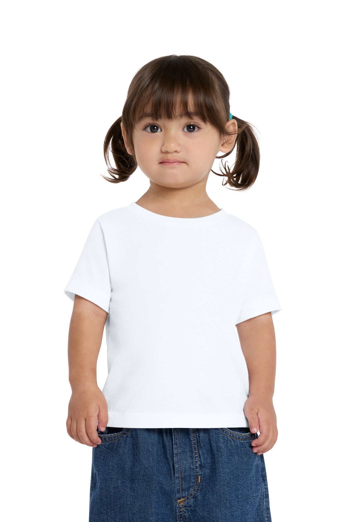 Custom logo BELLA+CANVAS® Infant Jersey Short Sleeve Tee BC3001B in White