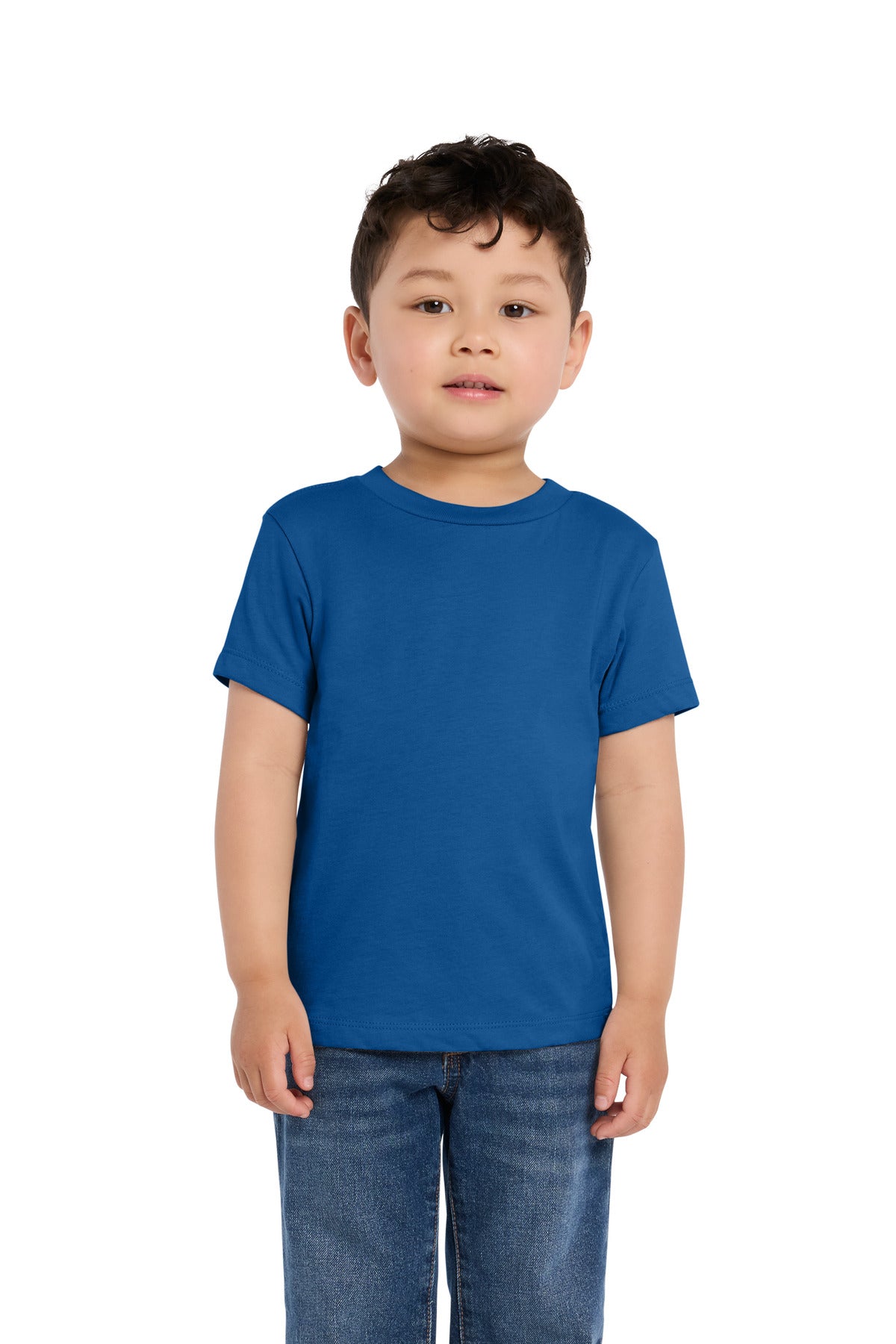 Custom logo BELLA+CANVAS® Toddler Short Sleeve Tee BC3001T in True Royal