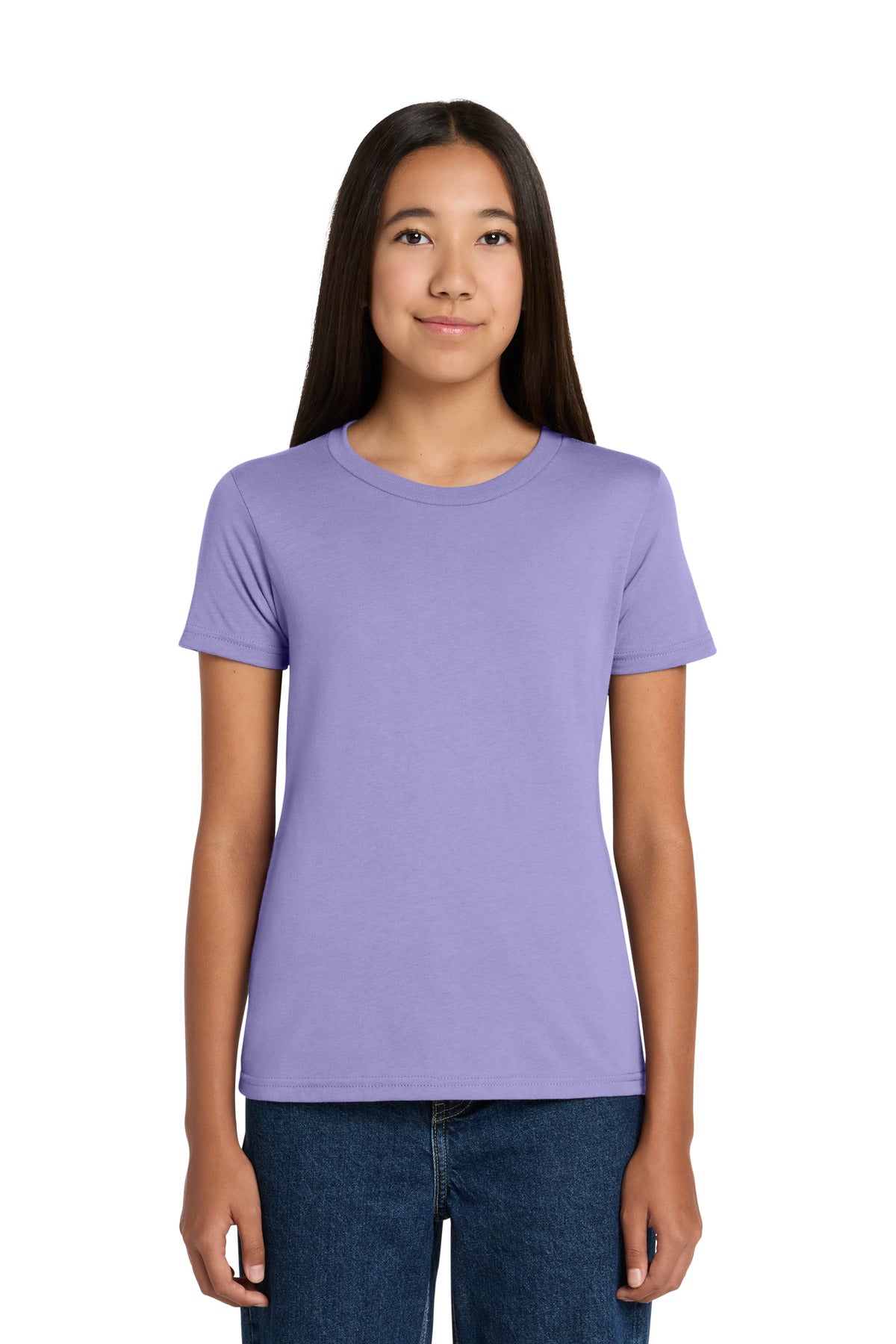 Custom logo BELLA+CANVAS ® Youth Jersey Short Sleeve Tee. BC3001Y in Dark Lavender