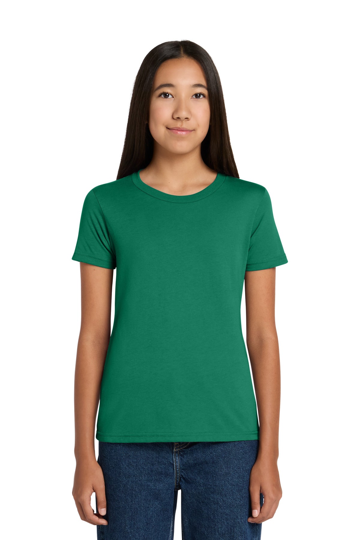 Custom logo BELLA+CANVAS ® Youth Jersey Short Sleeve Tee. BC3001Y in Kelly