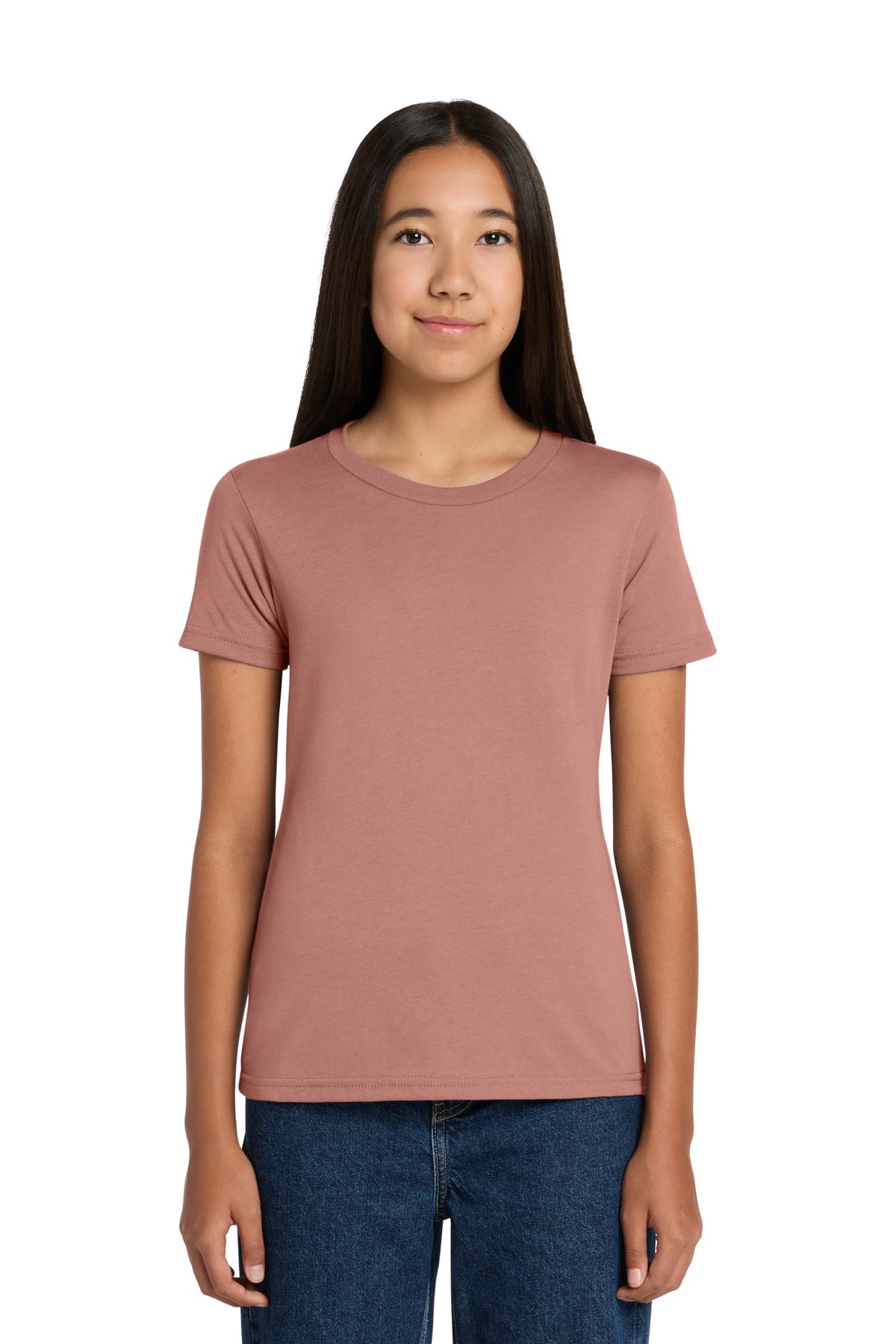 Custom logo BELLA+CANVAS ® Youth Jersey Short Sleeve Tee. BC3001Y in Mauve