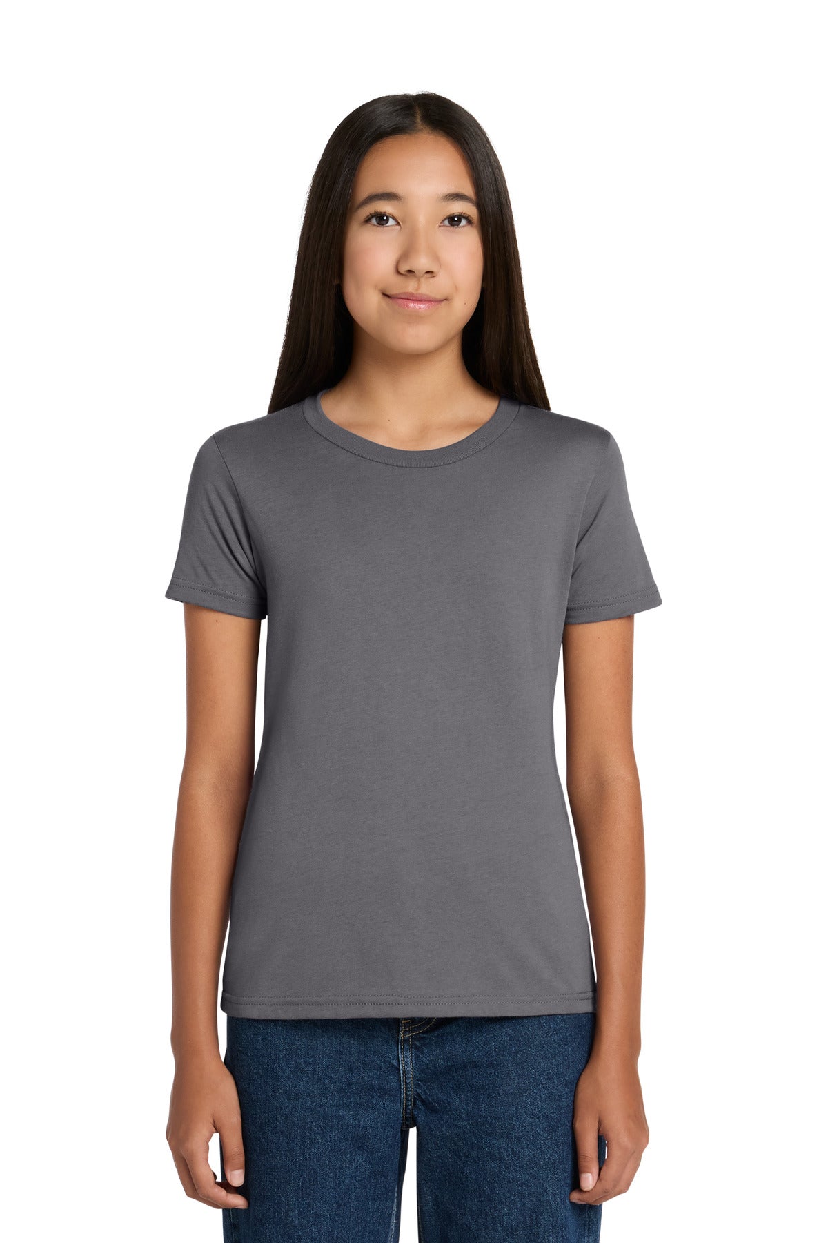 Custom logo BELLA+CANVAS ® Youth Jersey Short Sleeve Tee. BC3001Y in Storm