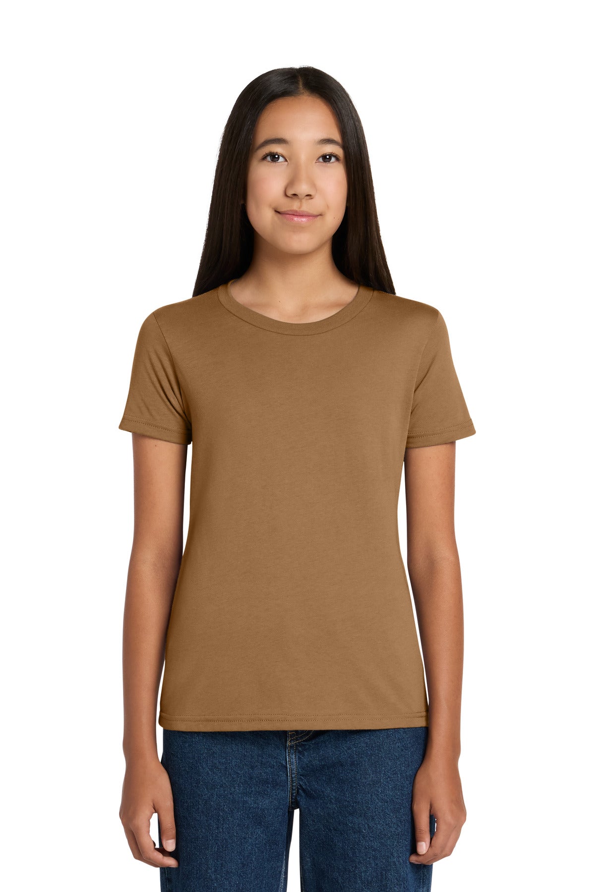 Custom logo BELLA+CANVAS ® Youth Jersey Short Sleeve Tee. BC3001Y in Toast