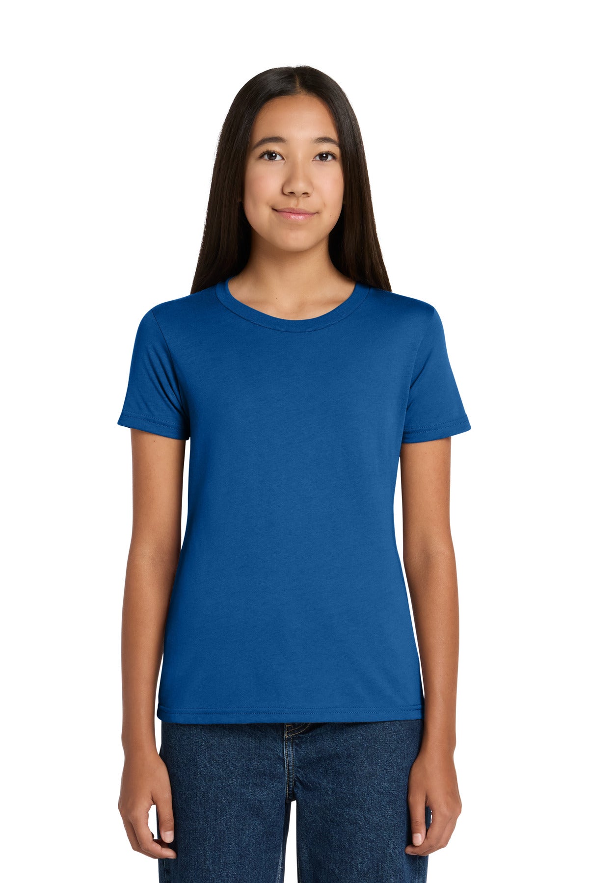 Custom logo BELLA+CANVAS ® Youth Jersey Short Sleeve Tee. BC3001Y in True Royal