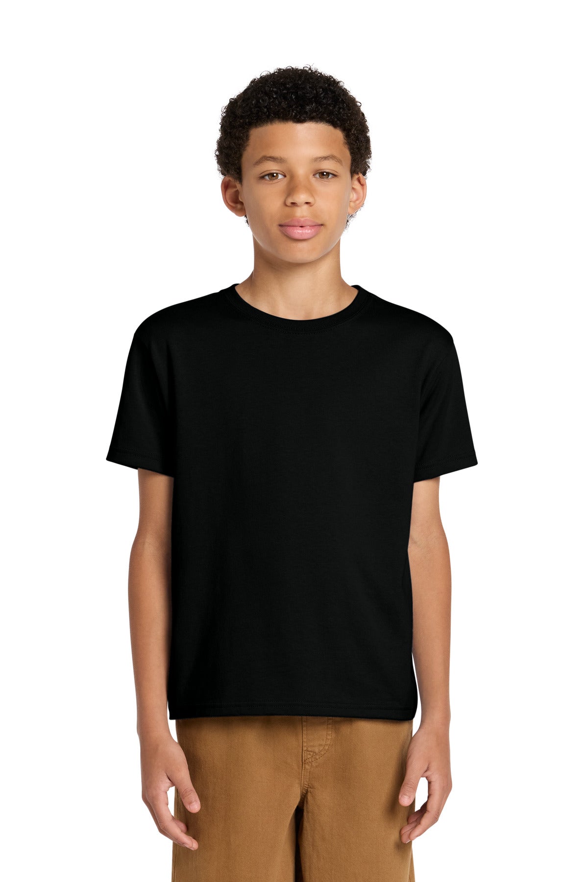 Custom logo BELLA+CANVAS® Youth 6-Ounce Heavyweight Tee BC3010Y in Black