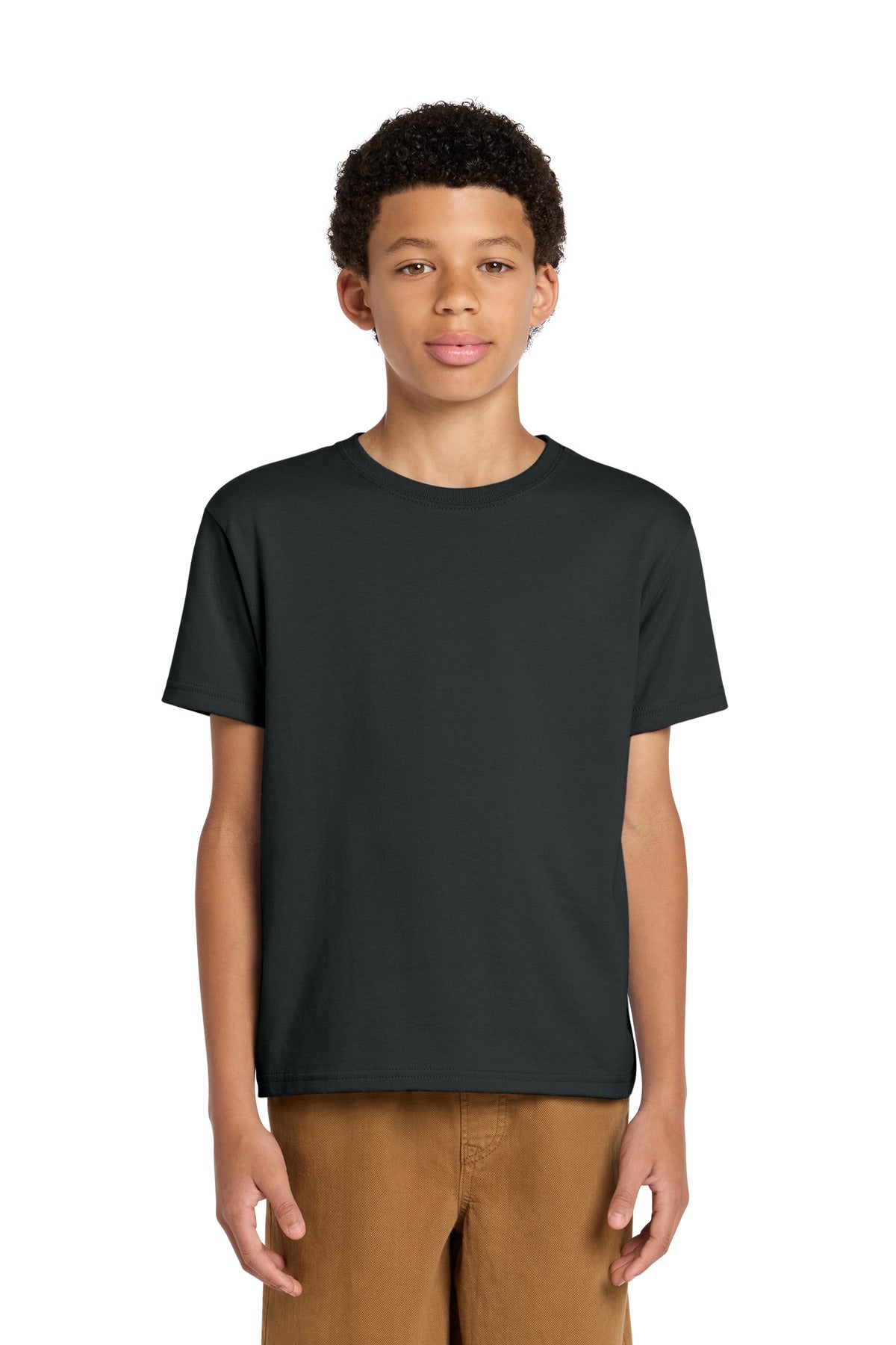 Custom logo BELLA+CANVAS® Youth 6-Ounce Heavyweight Tee BC3010Y in Dark Grey