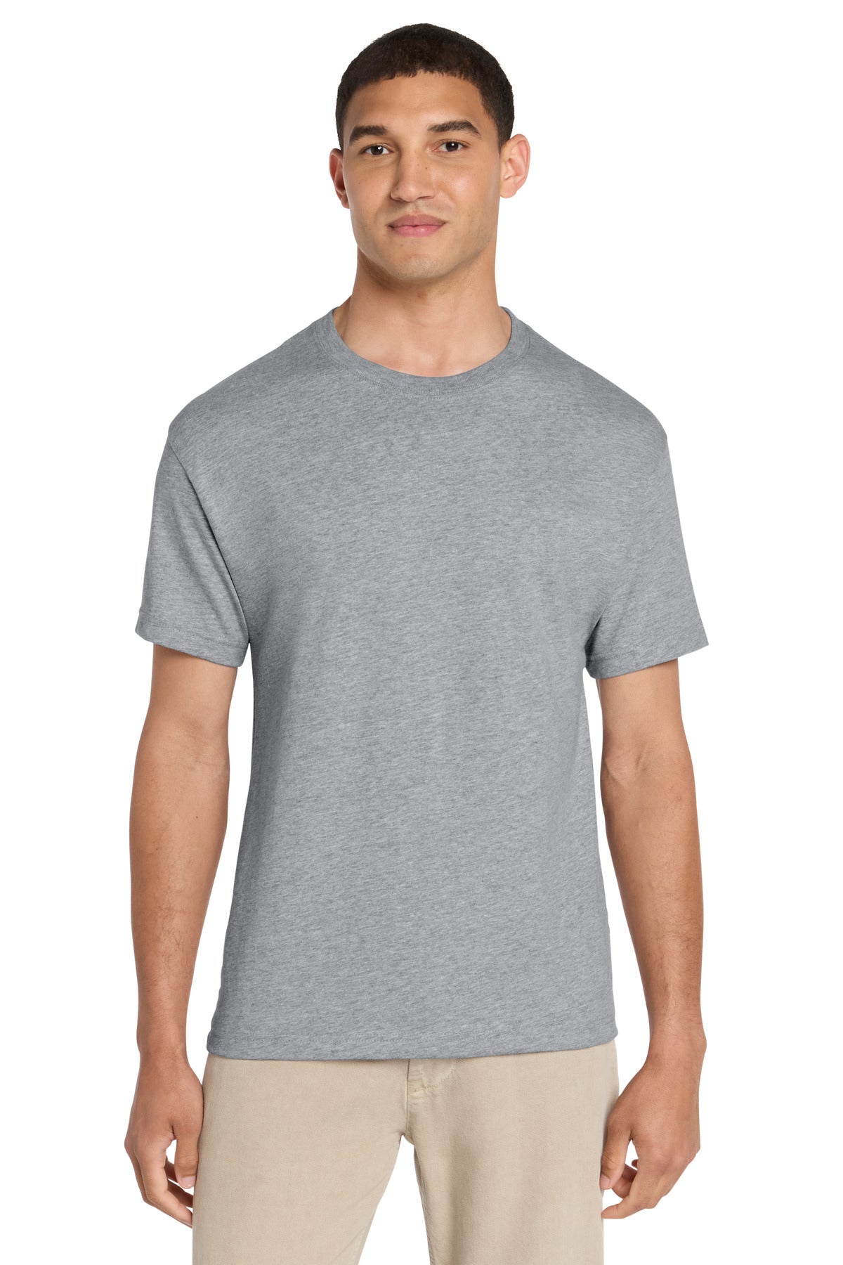 Custom logo BELLA+CANVAS® Unisex 6-Ounce Heavyweight Tee BC3010 in Athletic Heather