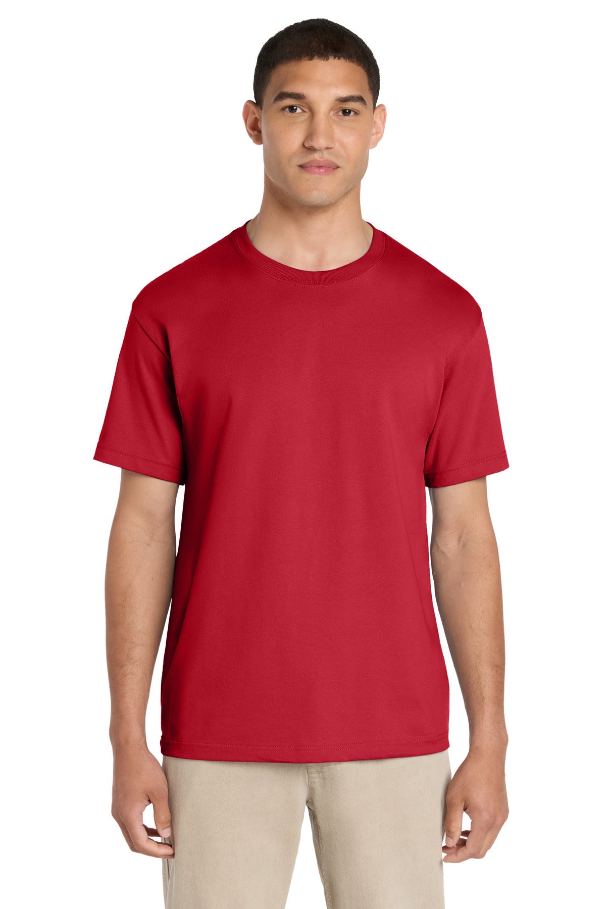 Custom logo BELLA+CANVAS® Unisex 6-Ounce Heavyweight Tee BC3010 in Red
