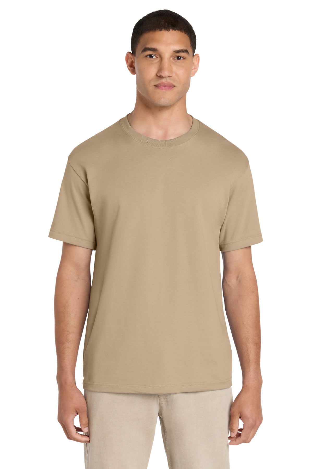 Custom logo BELLA+CANVAS® Unisex 6-Ounce Heavyweight Tee BC3010 in Tan