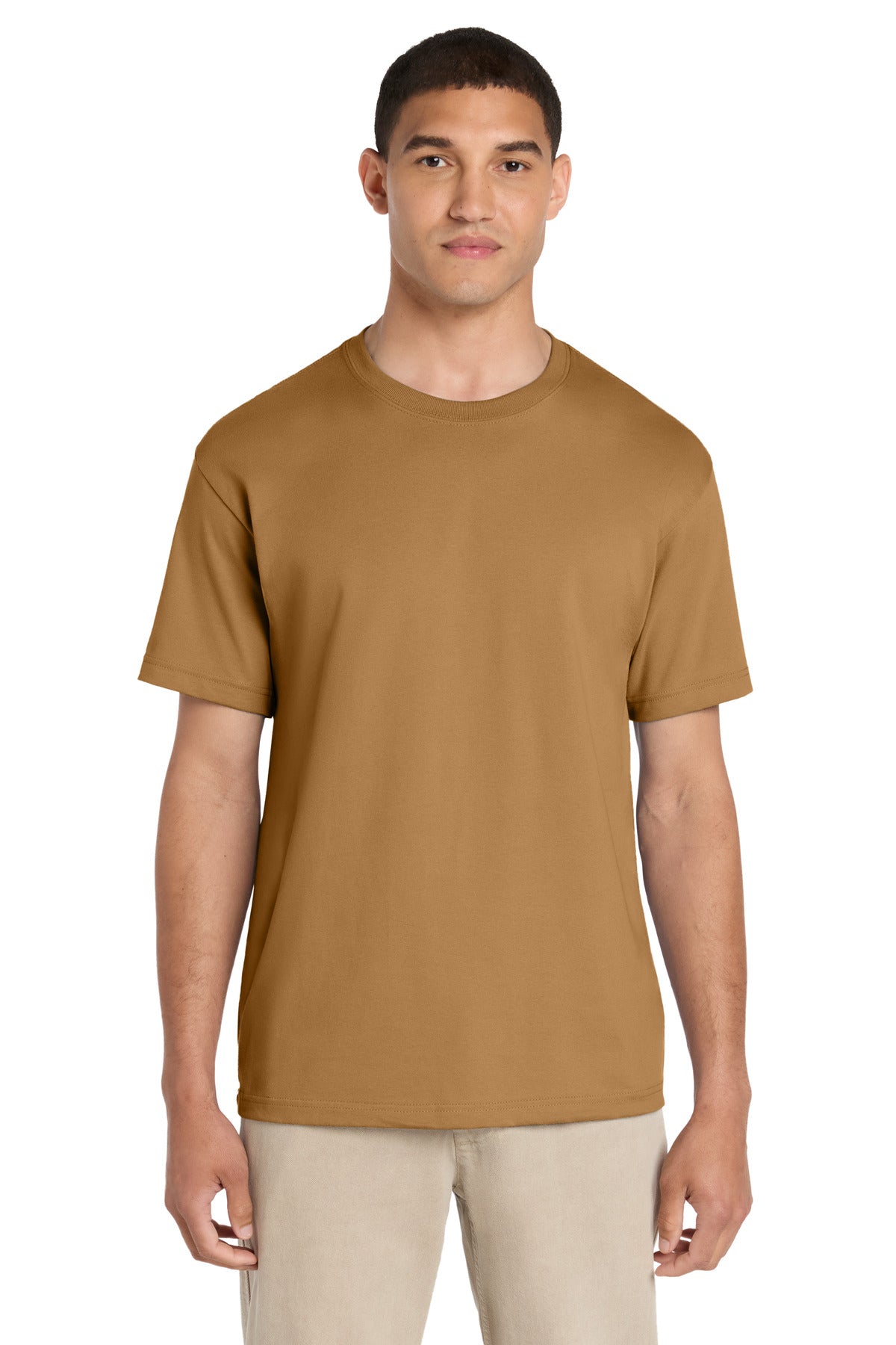 Custom logo BELLA+CANVAS® Unisex 6-Ounce Heavyweight Tee BC3010 in Toast