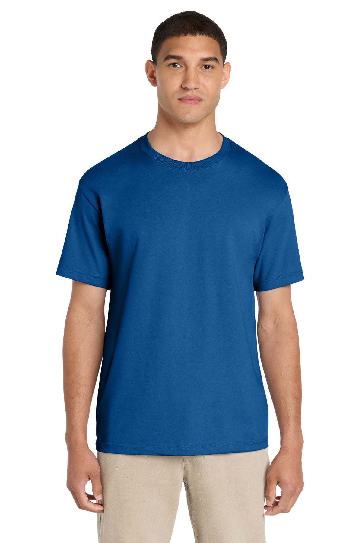 Custom logo BELLA+CANVAS® Unisex 6-Ounce Heavyweight Tee BC3010 in True Royal