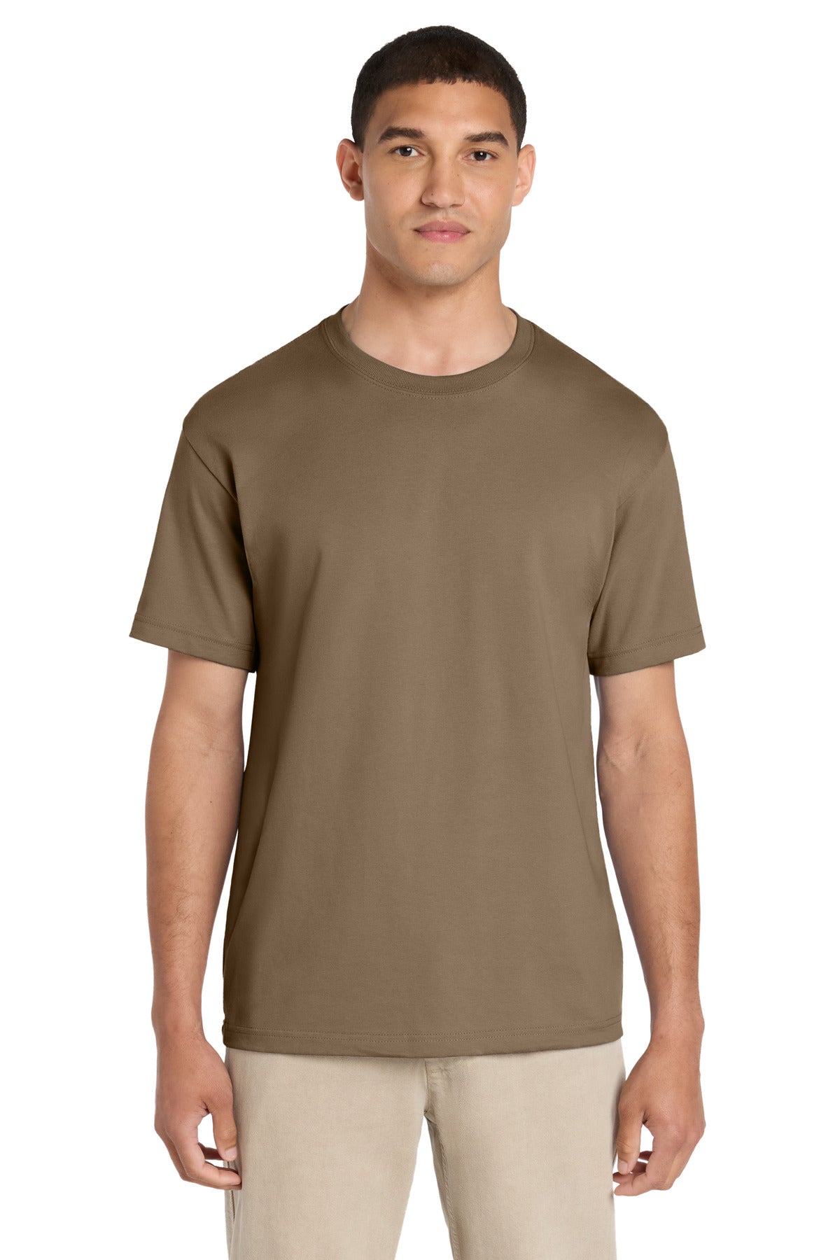 Custom logo BELLA+CANVAS® Unisex 6-Ounce Heavyweight Tee BC3010 in Vintage Brown