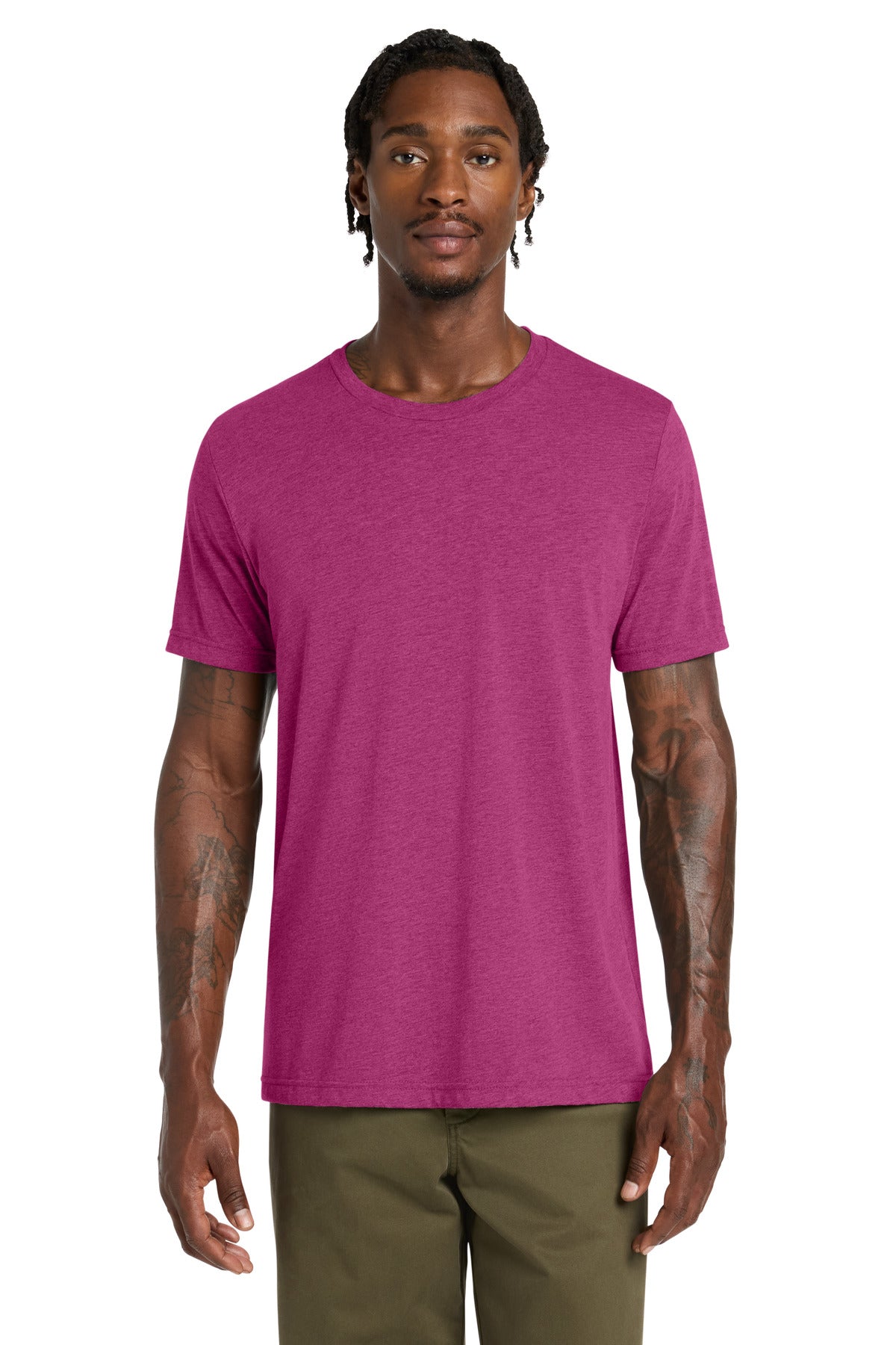 Custom logo BELLA+CANVAS ® Unisex Triblend Short Sleeve Tee. BC3413 in Berry Triblend