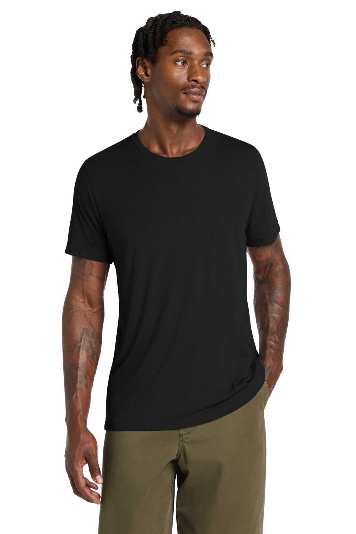 Custom logo BELLA+CANVAS ® Unisex Triblend Short Sleeve Tee. BC3413 in Charcoal-Black Triblend