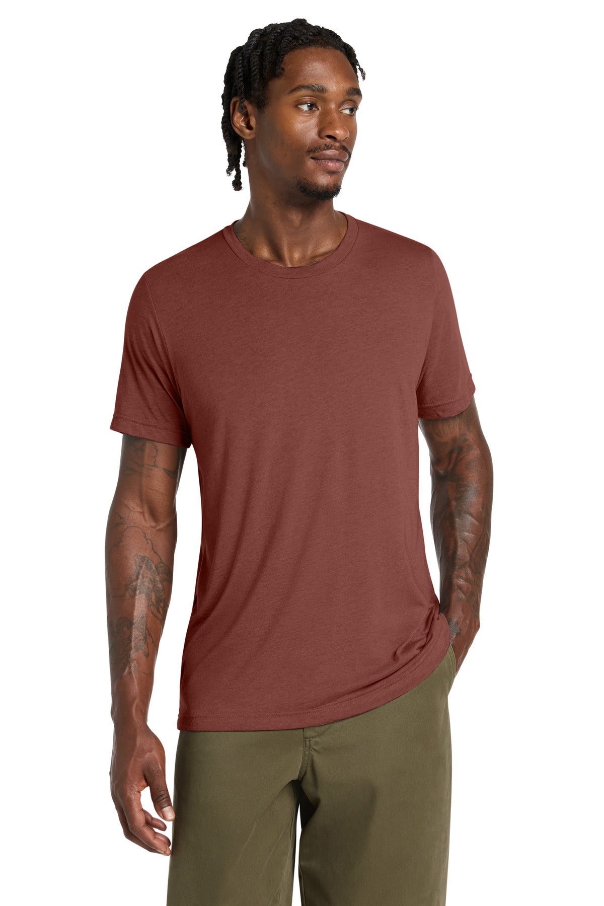 Custom logo BELLA+CANVAS ® Unisex Triblend Short Sleeve Tee. BC3413 in Clay Triblend