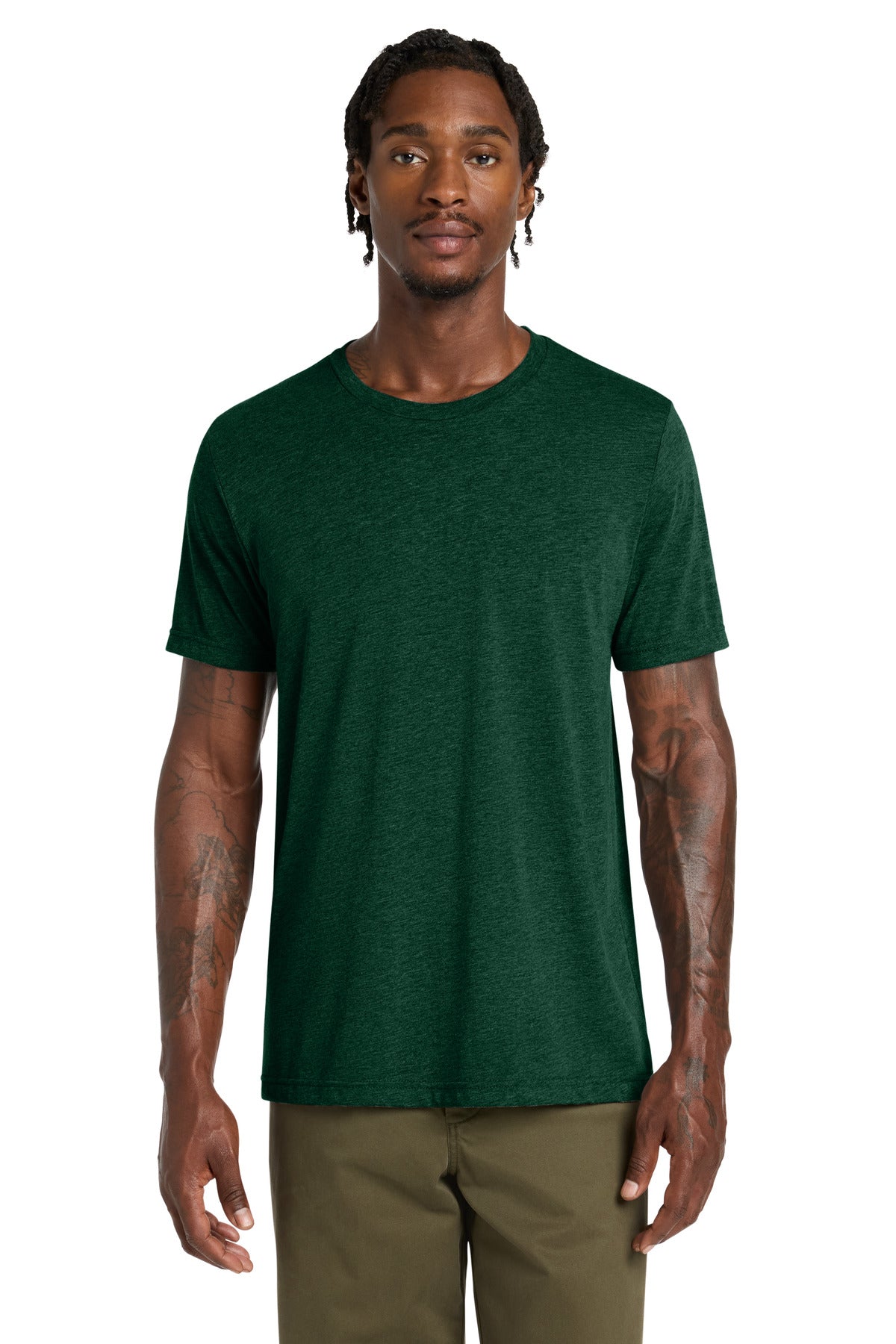 Custom logo BELLA+CANVAS ® Unisex Triblend Short Sleeve Tee. BC3413 in Emerald Triblend