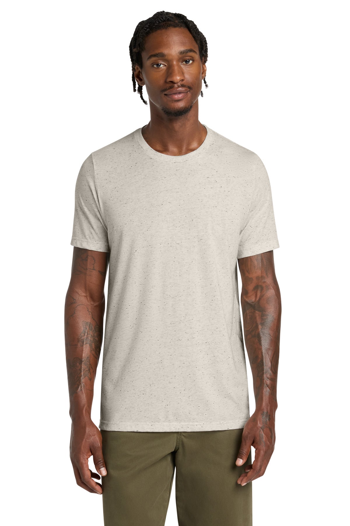Custom logo BELLA+CANVAS ® Unisex Triblend Short Sleeve Tee. BC3413 in Oatmeal Triblend