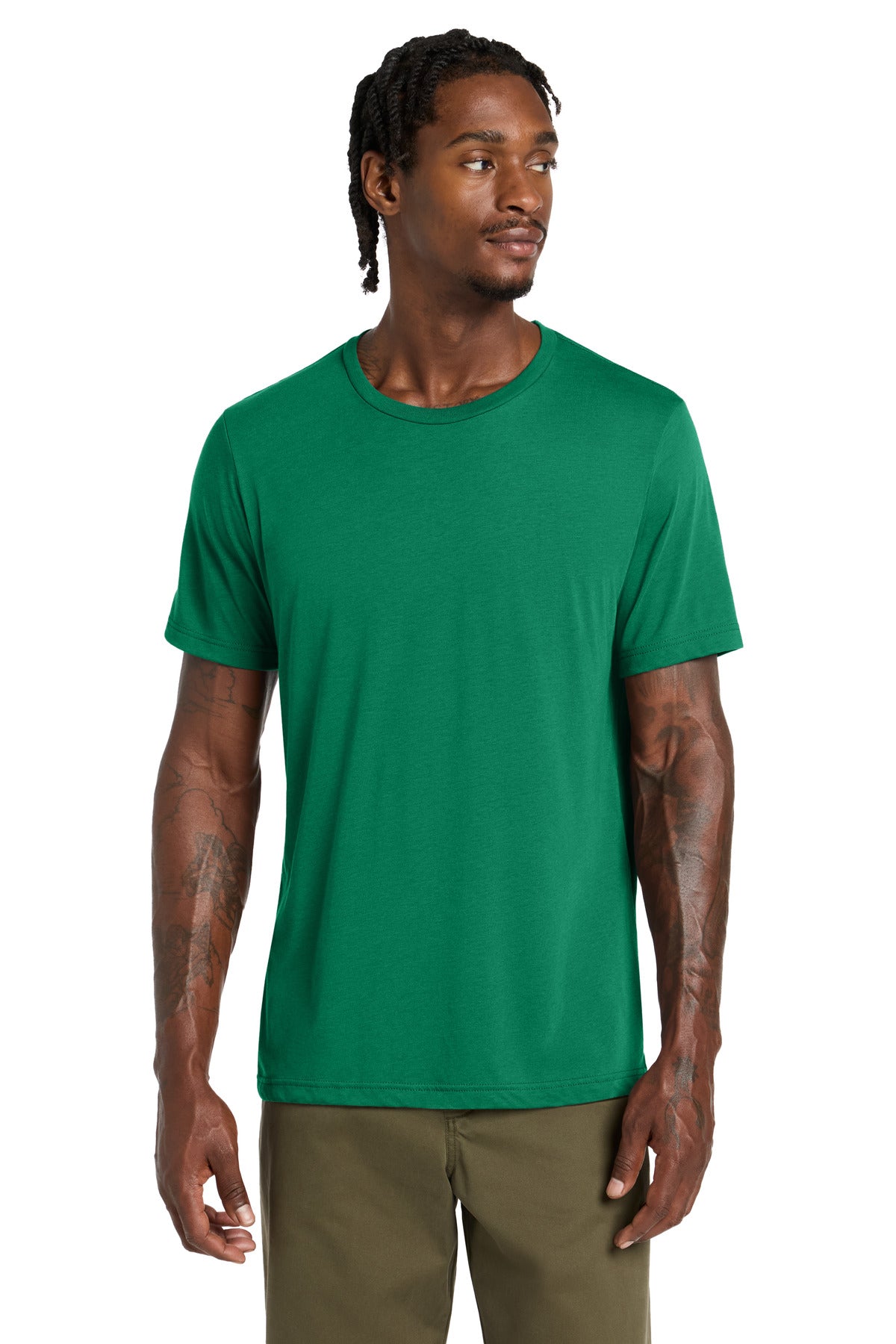 Custom logo BELLA+CANVAS ® Unisex Triblend Short Sleeve Tee. BC3413 in Solid Kelly Triblend