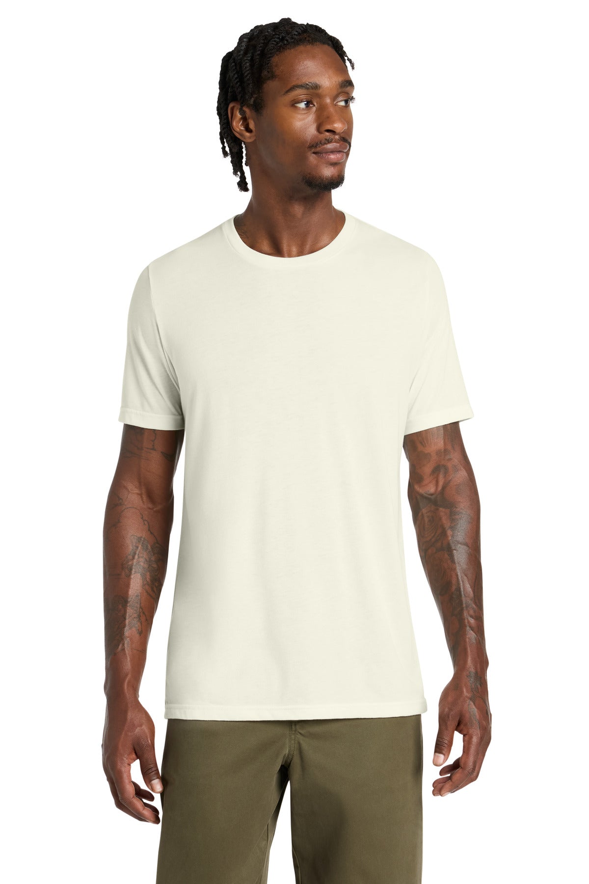 Custom logo BELLA+CANVAS ® Unisex Triblend Short Sleeve Tee. BC3413 in Solid Natural Triblend