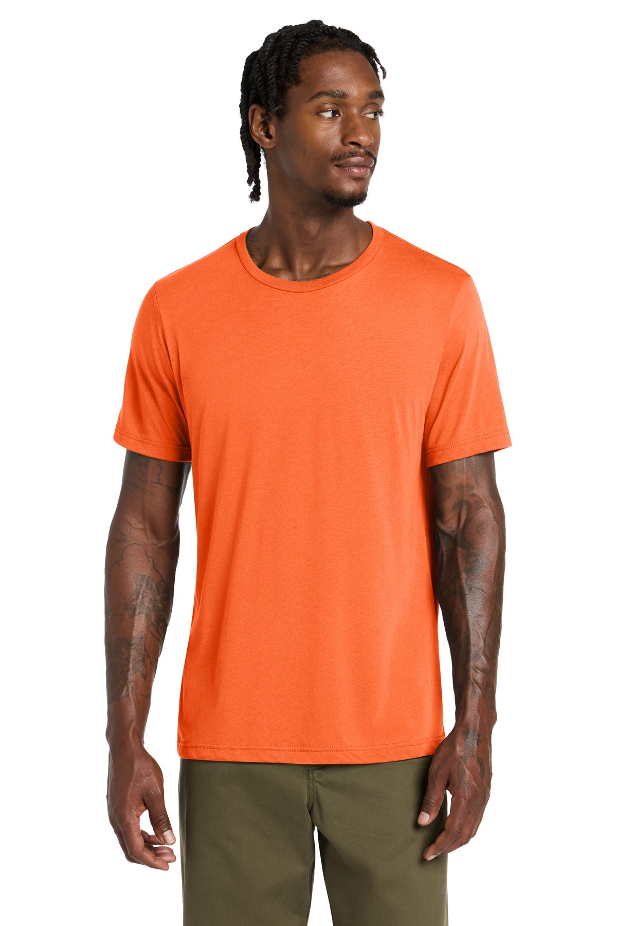 Custom logo BELLA+CANVAS ® Unisex Triblend Short Sleeve Tee. BC3413 in Solid Orange Triblend