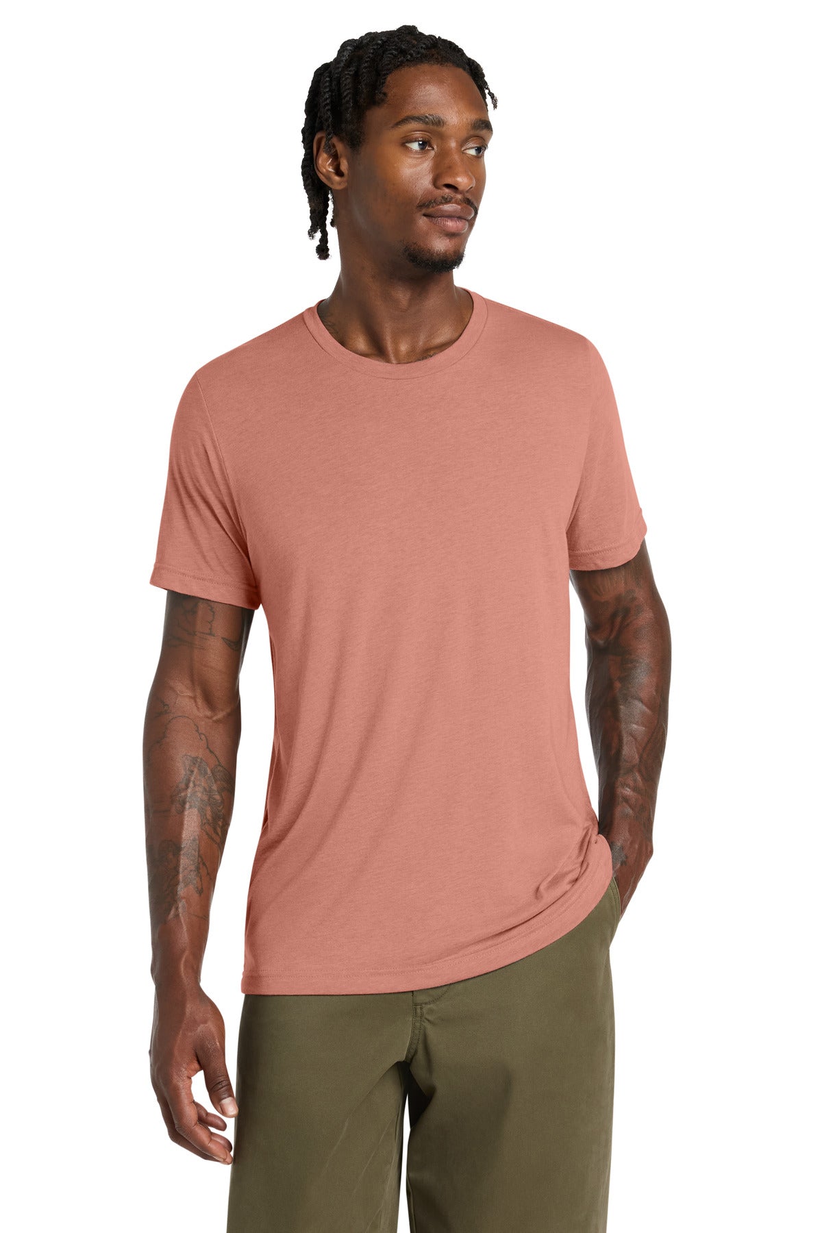 Custom logo BELLA+CANVAS ® Unisex Triblend Short Sleeve Tee. BC3413 in Sunset Triblend