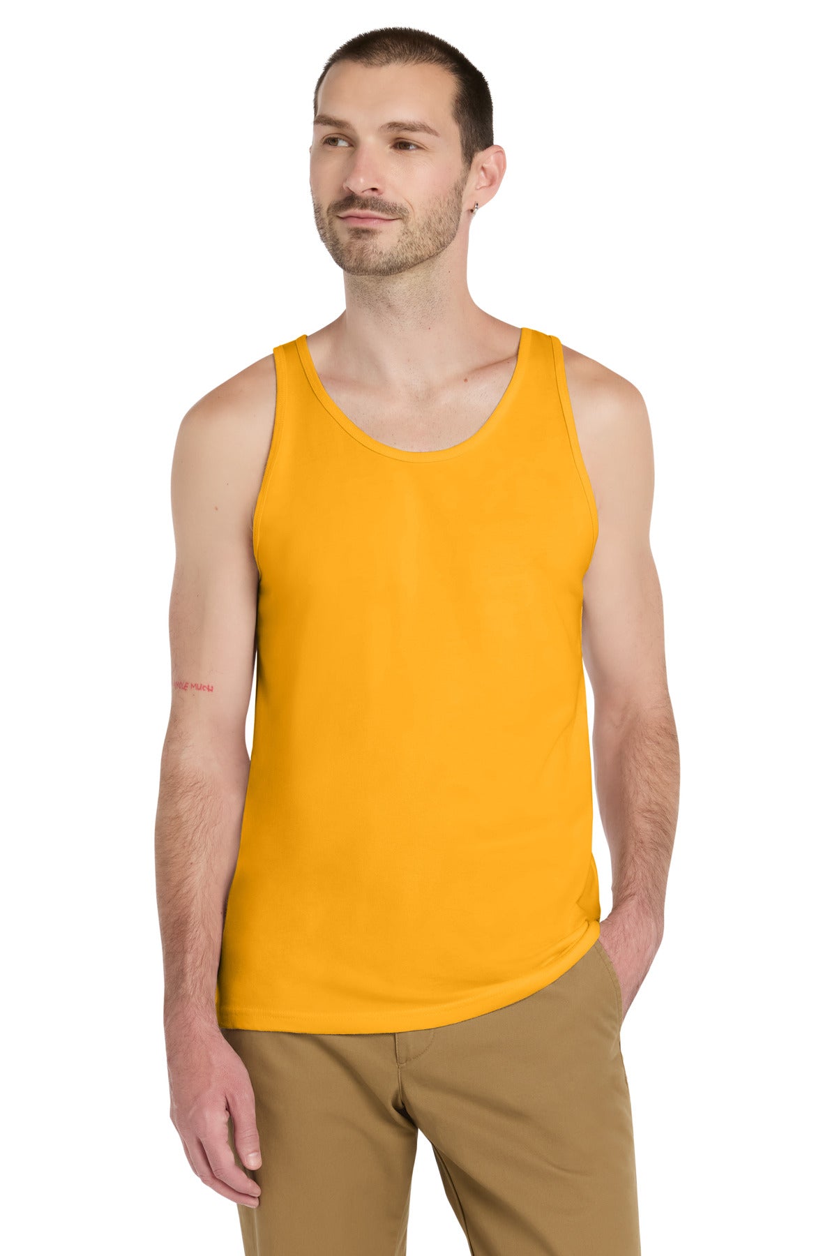 Custom logo BELLA+CANVAS ® Unisex Jersey Tank. BC3480 in Gold
