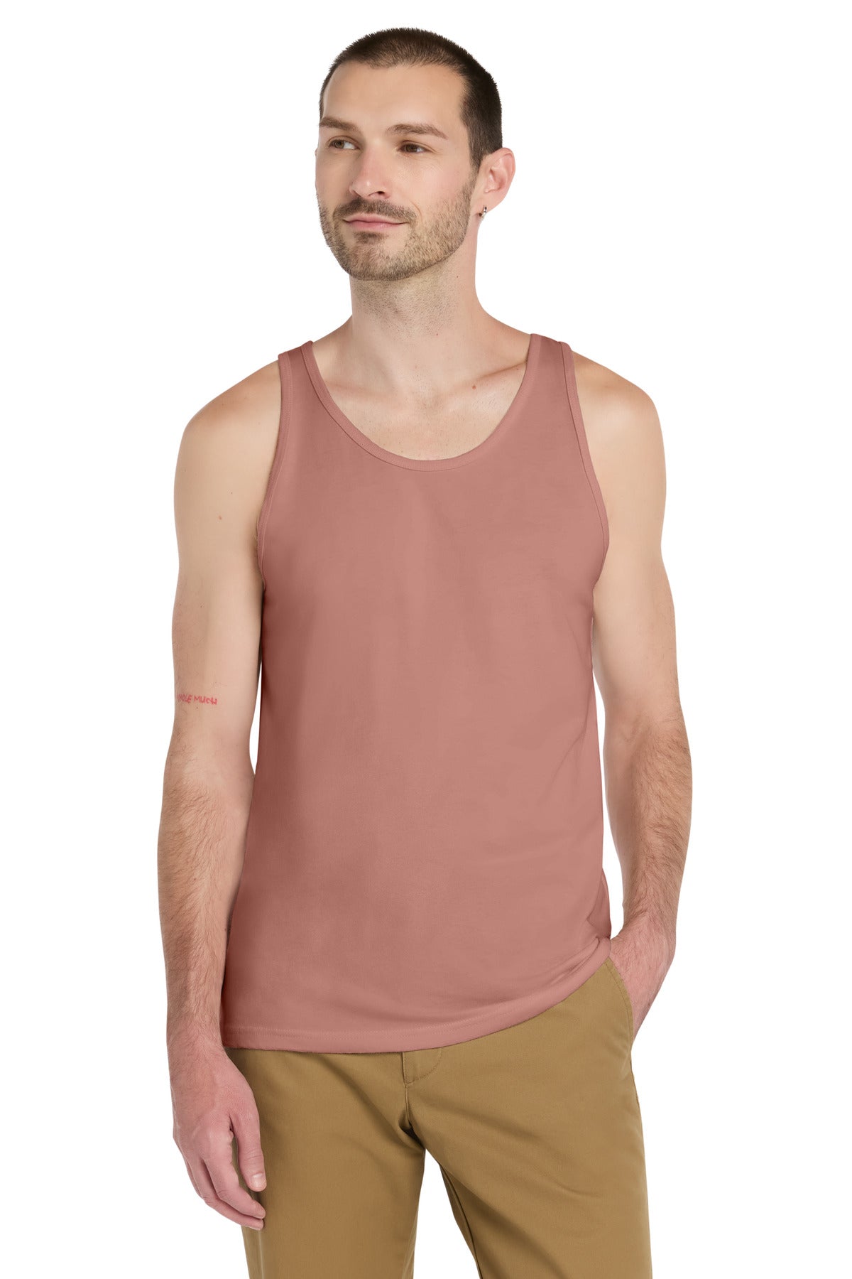 Custom logo BELLA+CANVAS ® Unisex Jersey Tank. BC3480 in Mauve