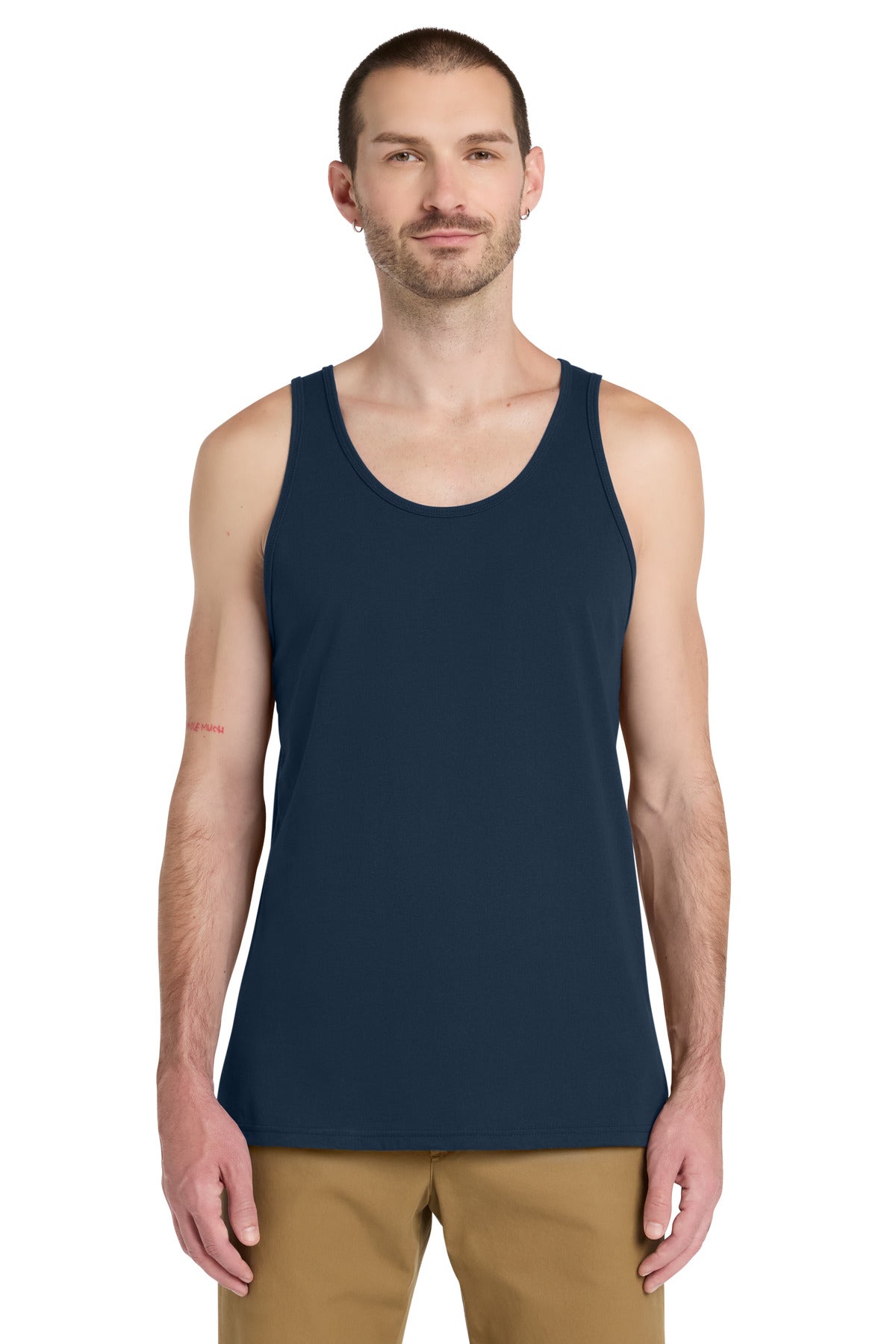 Custom logo BELLA+CANVAS ® Unisex Jersey Tank. BC3480 in Navy