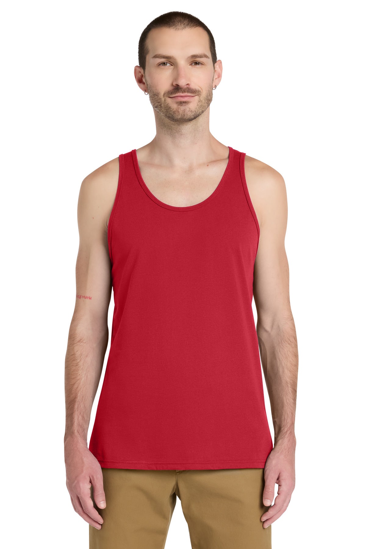 Custom logo BELLA+CANVAS ® Unisex Jersey Tank. BC3480 in Red