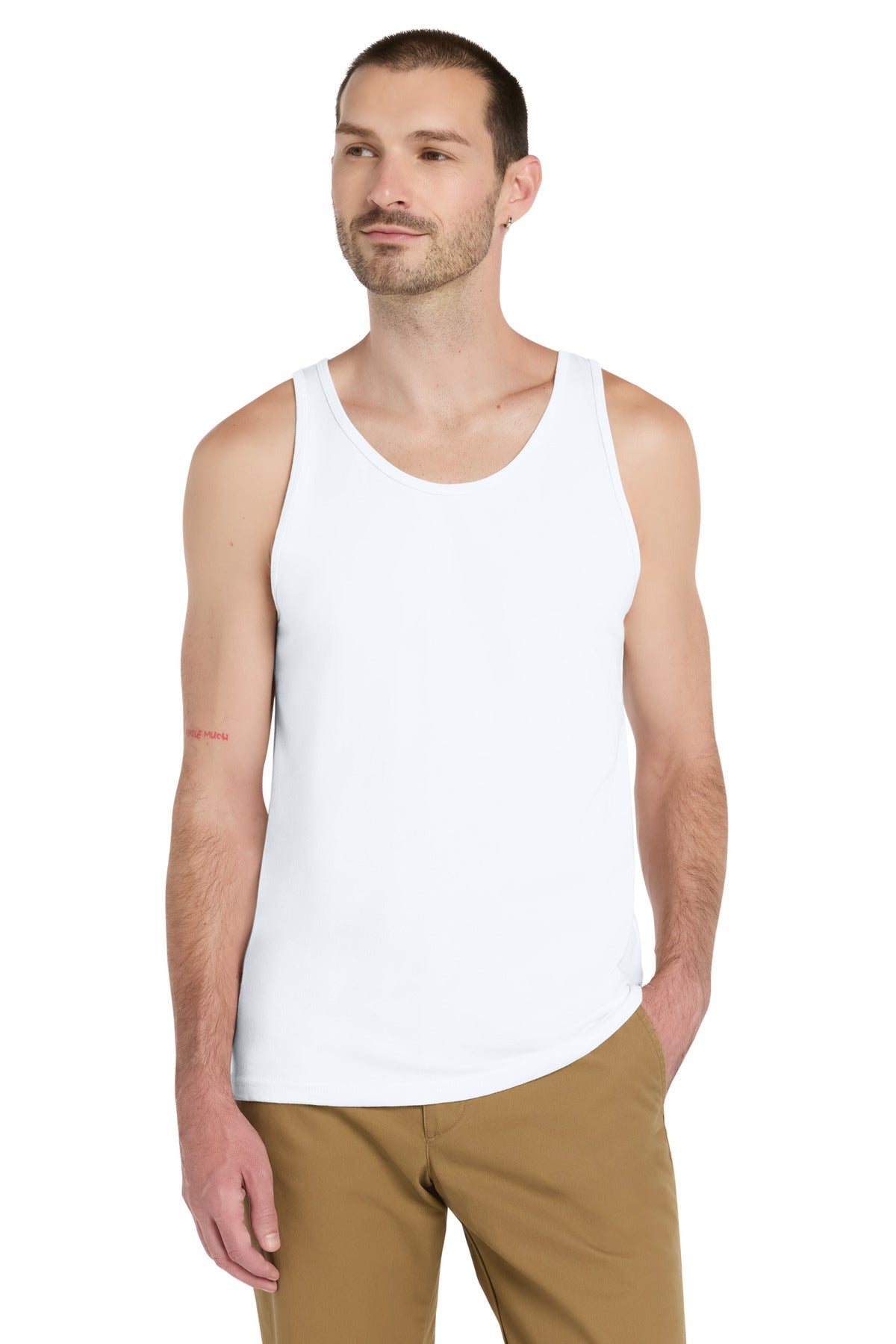 Custom logo BELLA+CANVAS ® Unisex Jersey Tank. BC3480 in White