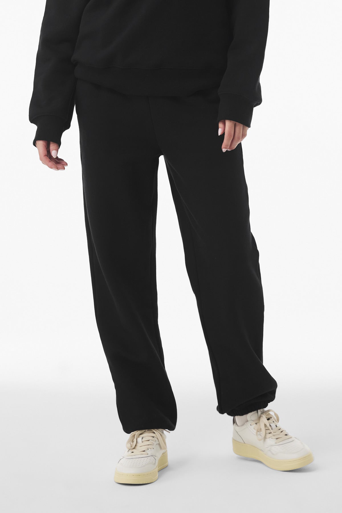Custom logo BELLA+CANVAS® Unisex 10-Ounce Heavyweight Sweatpant BC4737 in Black