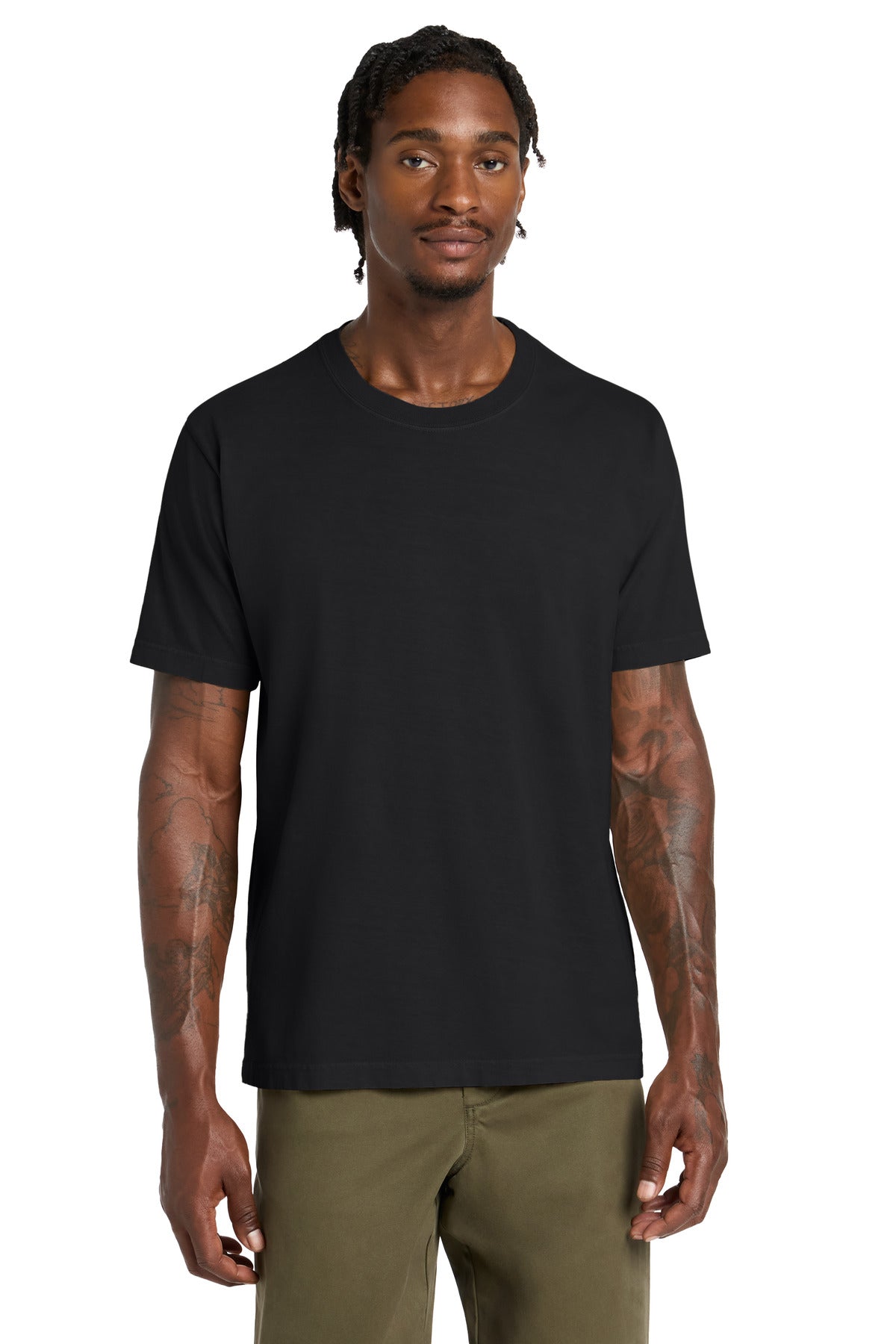Custom logo BELLA+CANVAS® Unisex Heavyweight Garment-Dyed Tee BC4810GD in Black