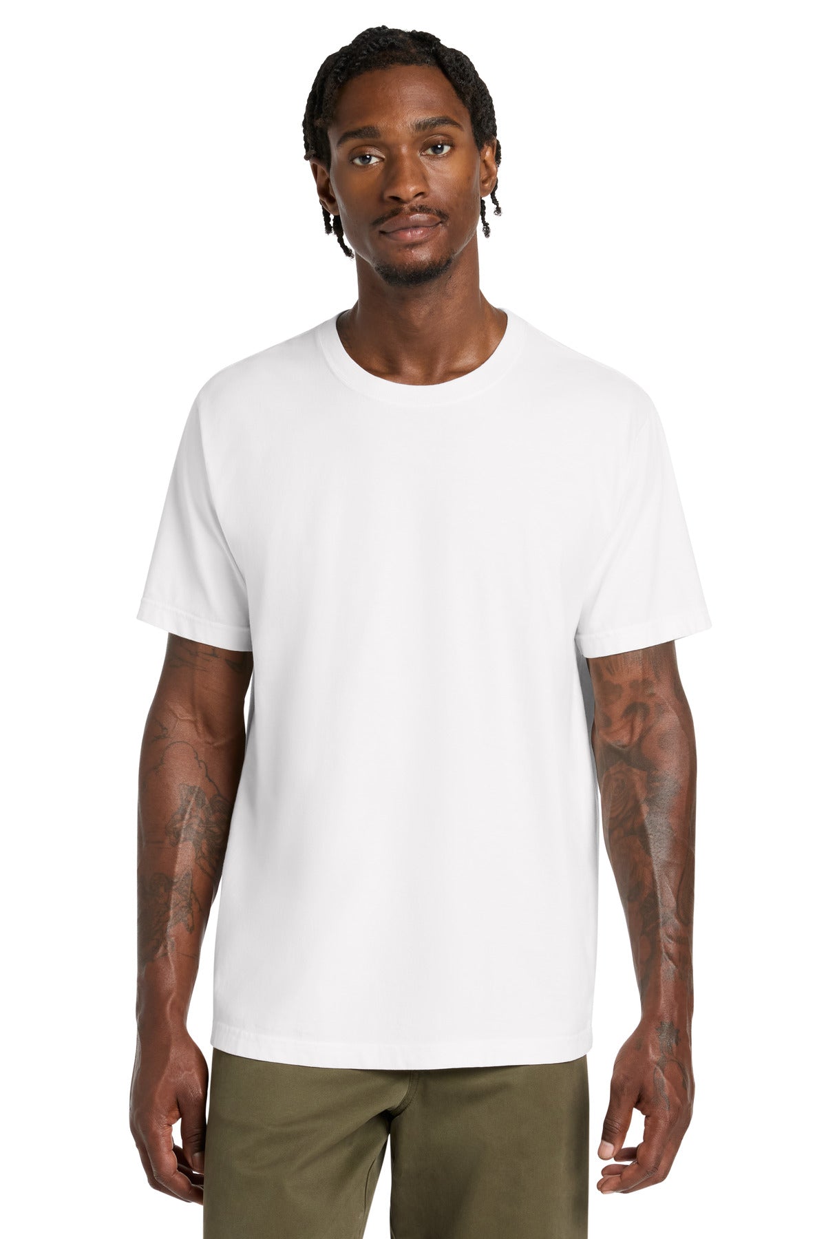 Custom logo BELLA+CANVAS® Unisex Heavyweight Garment-Dyed Tee BC4810GD in White
