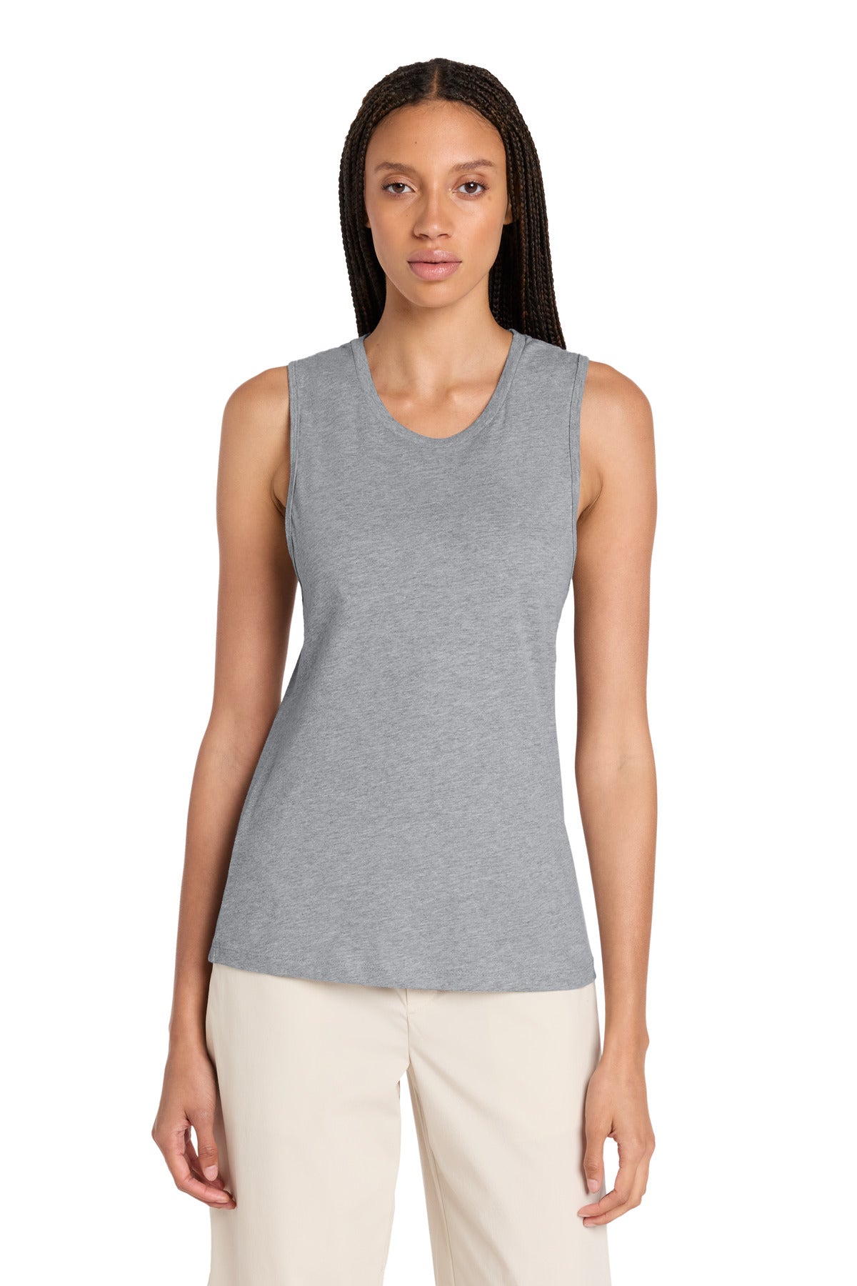 Custom logo BELLA+CANVAS ® Women's Jersey Muscle Tank. BC6003 in Athletic Heather