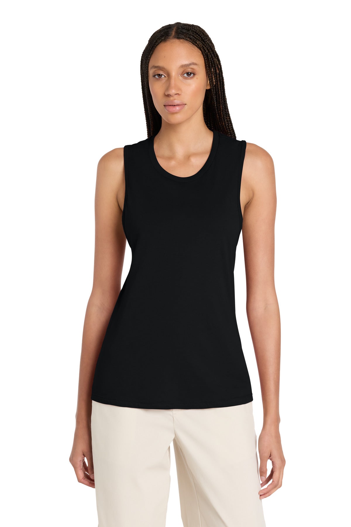 Custom logo BELLA+CANVAS ® Women's Jersey Muscle Tank. BC6003 in Black