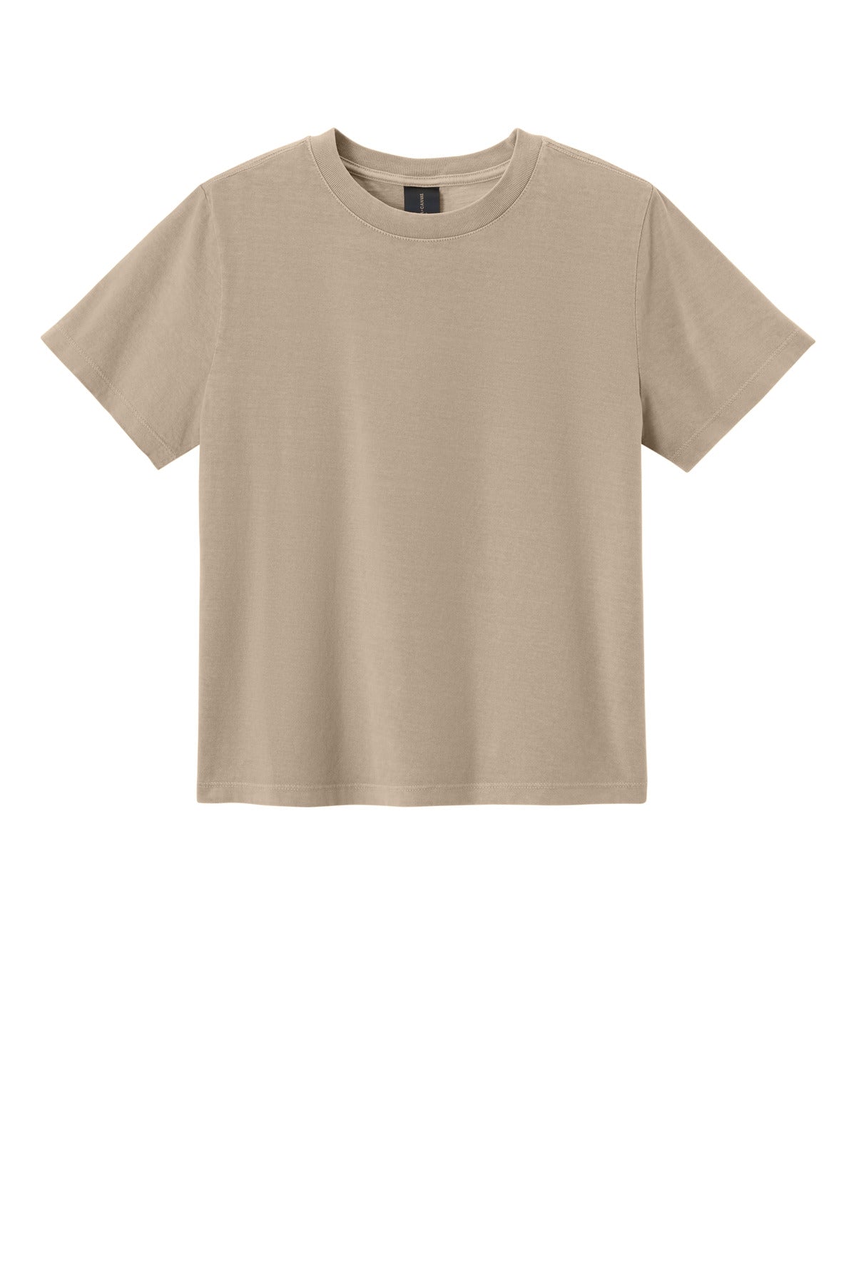 Custom logo BELLA+CANVAS® Women's Heavyweight Garment-Dyed Tee BC6110GD in Khaki