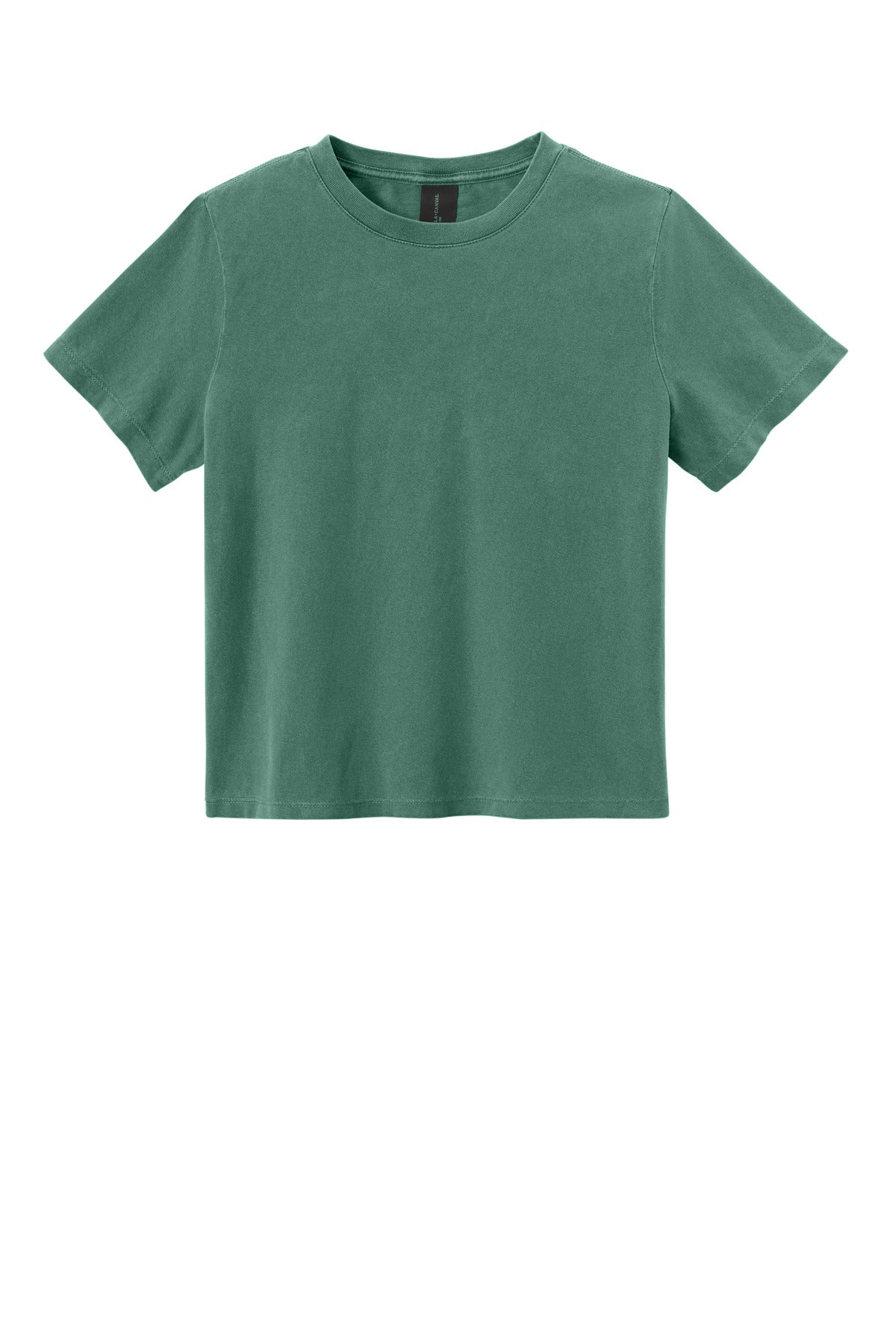 Custom logo BELLA+CANVAS® Women's Heavyweight Garment-Dyed Tee BC6110GD in Washed Pine
