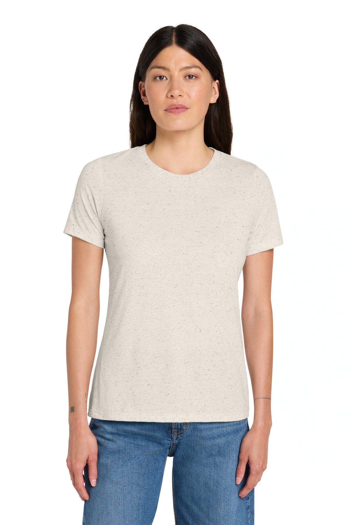 Custom logo BELLA+CANVAS® Women's Relaxed Triblend Tee BC6413 in Oatmeal Triblend