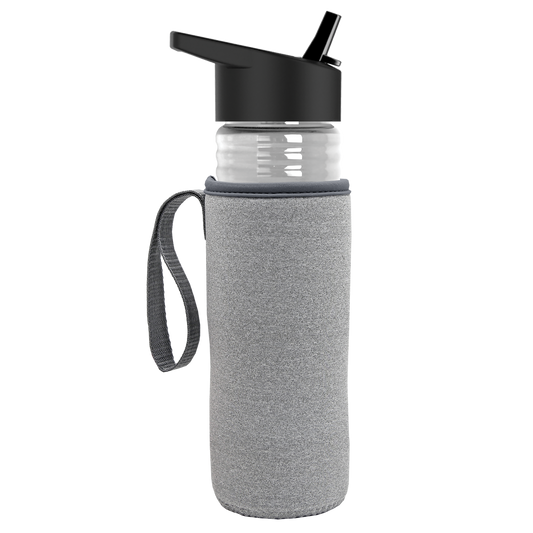 Lifeguard Bottle with Flip-Straw Lid and Insulated Caddy - 24 oz.