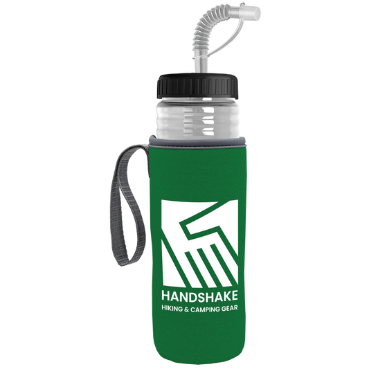 Lifeguard Bottle with Straw Lid and Insulated Caddy - 24 oz.