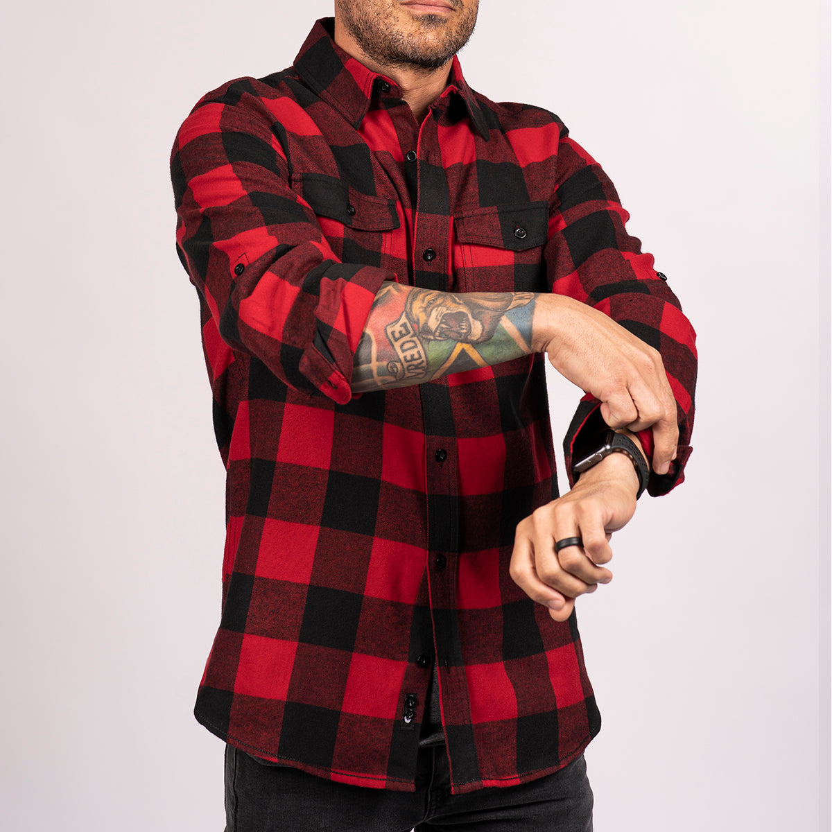 Burnside© The Legendary "Two Pocket" Men's Plaid Flannel