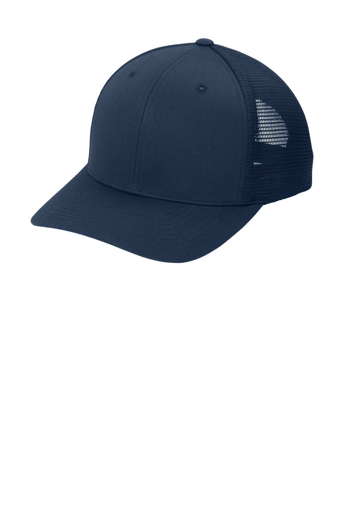 Custom logo Port Authority® Flexfit 110® Mesh Cap C110 in True Navy/ True Navy